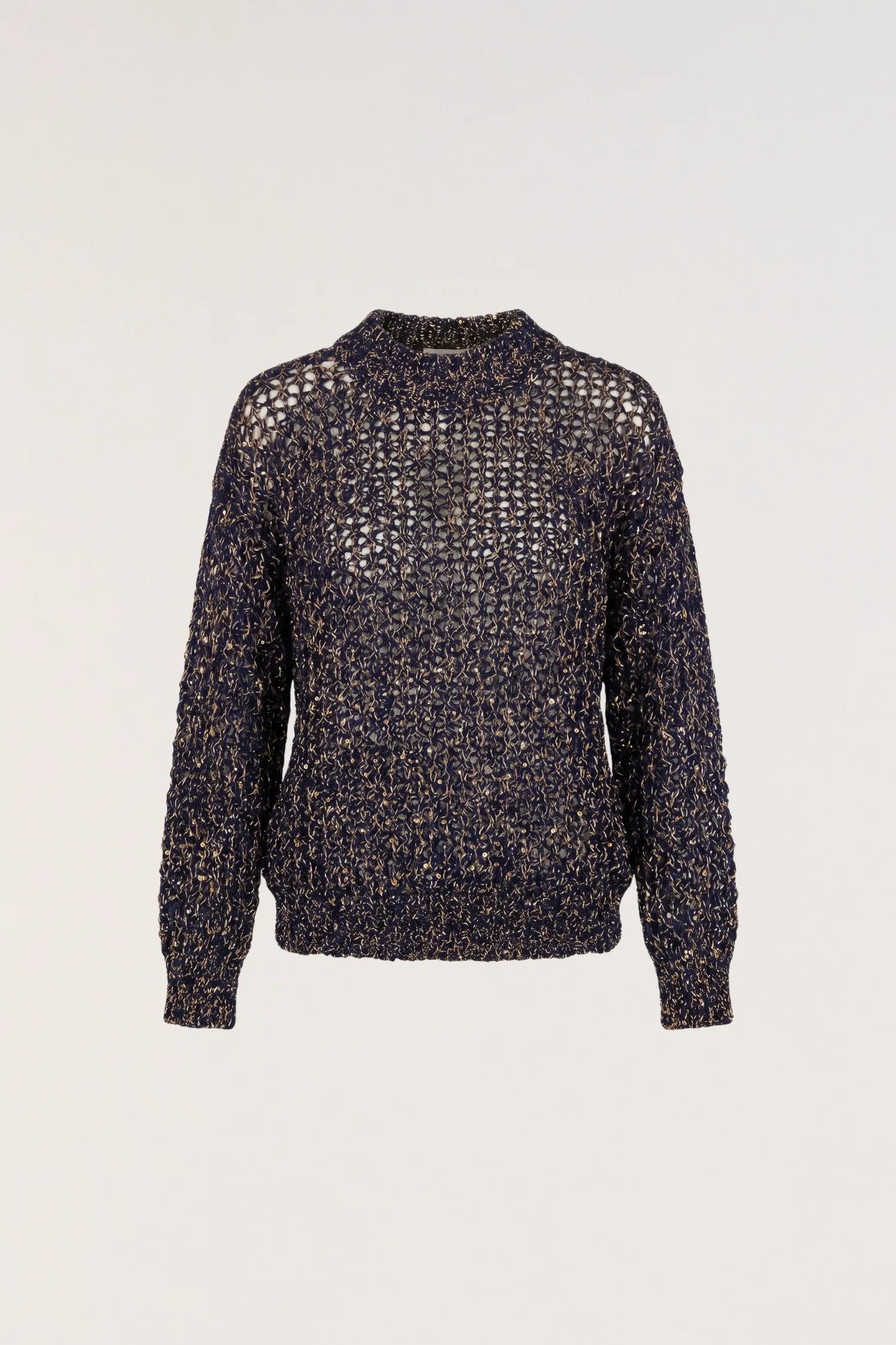 Maglia dazzling traforata manica lunga