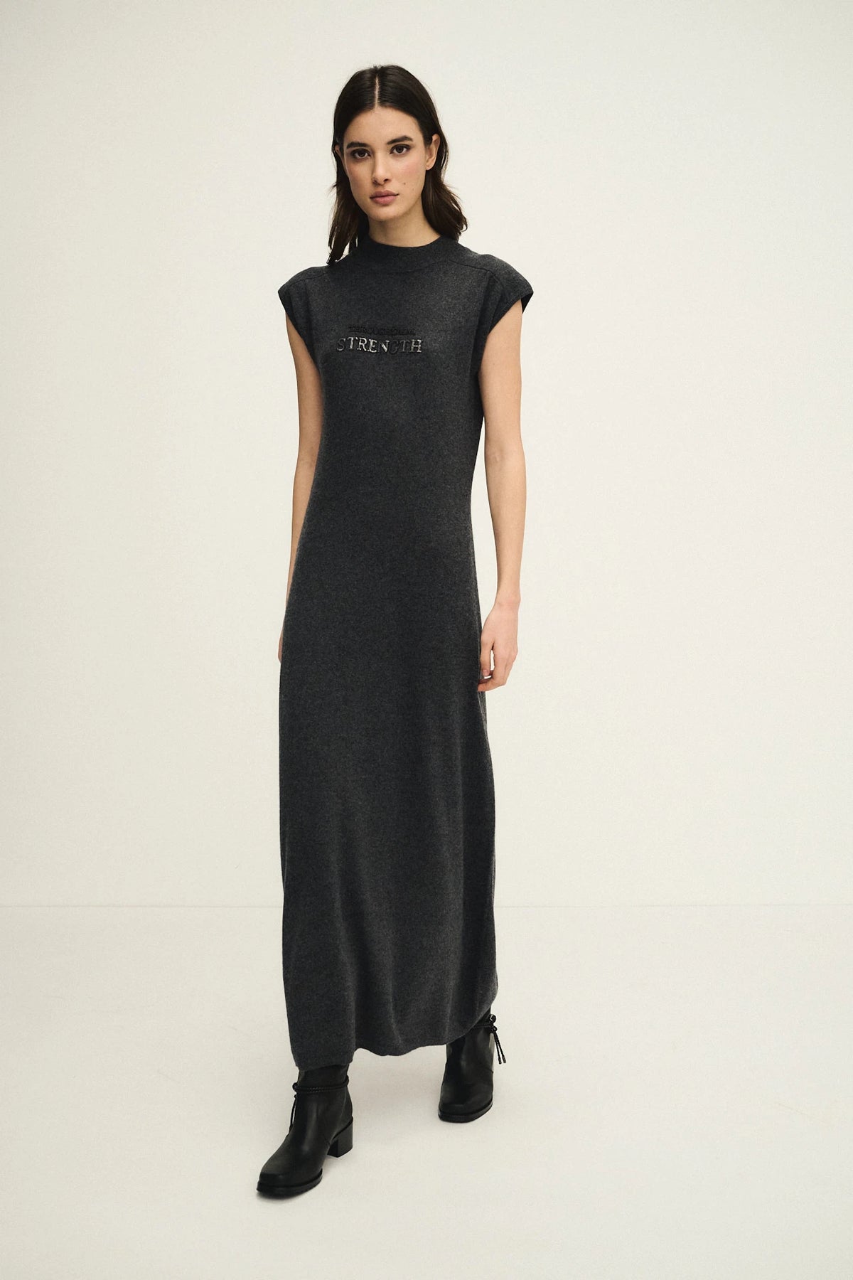 Strength knit dress