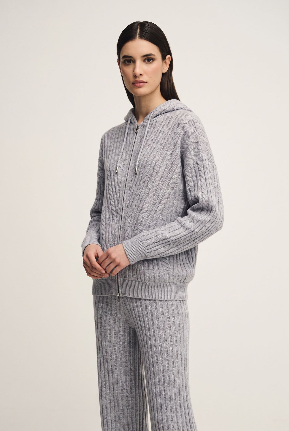 Felpa Cable in maglia