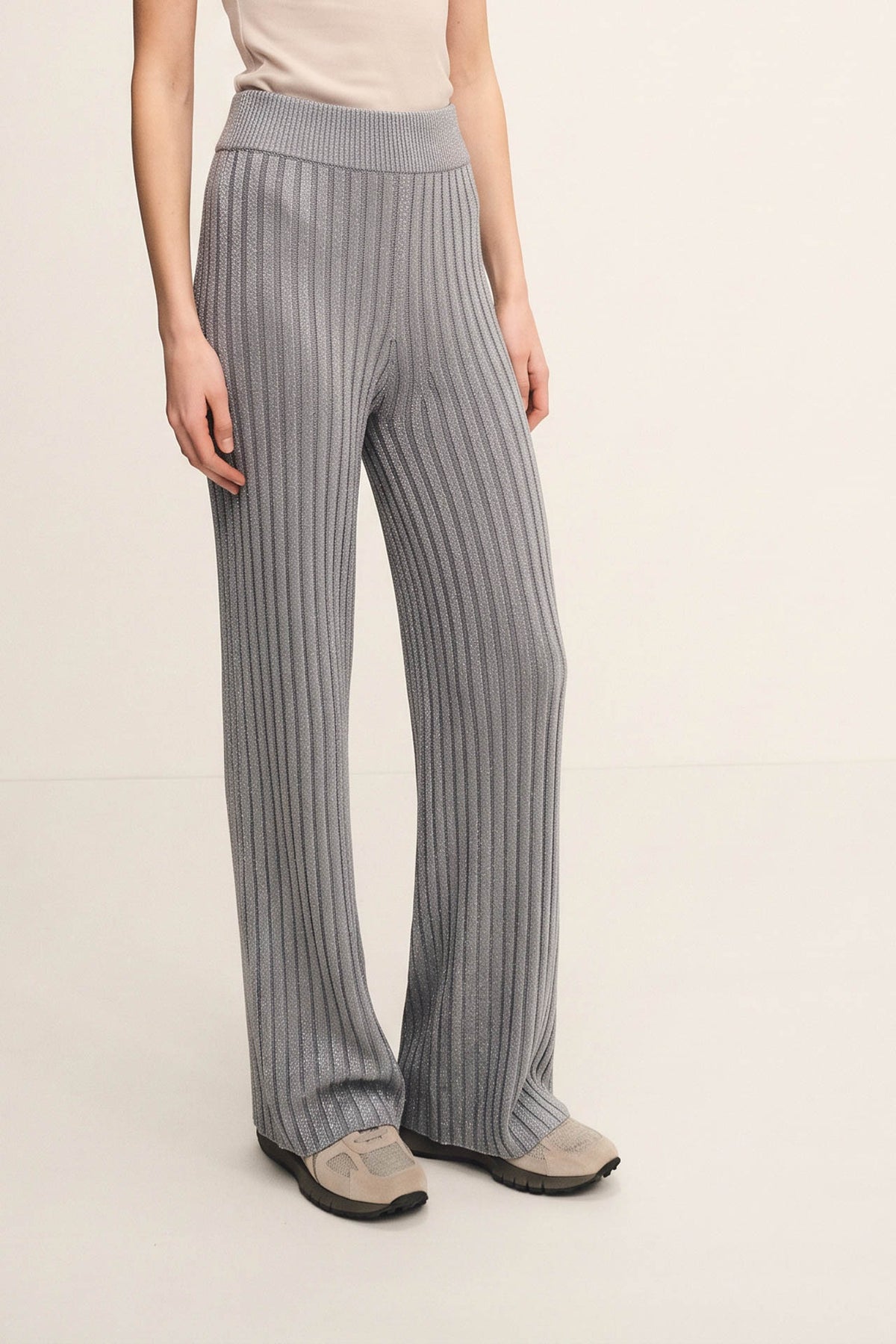 Pantaloni Cable in maglia