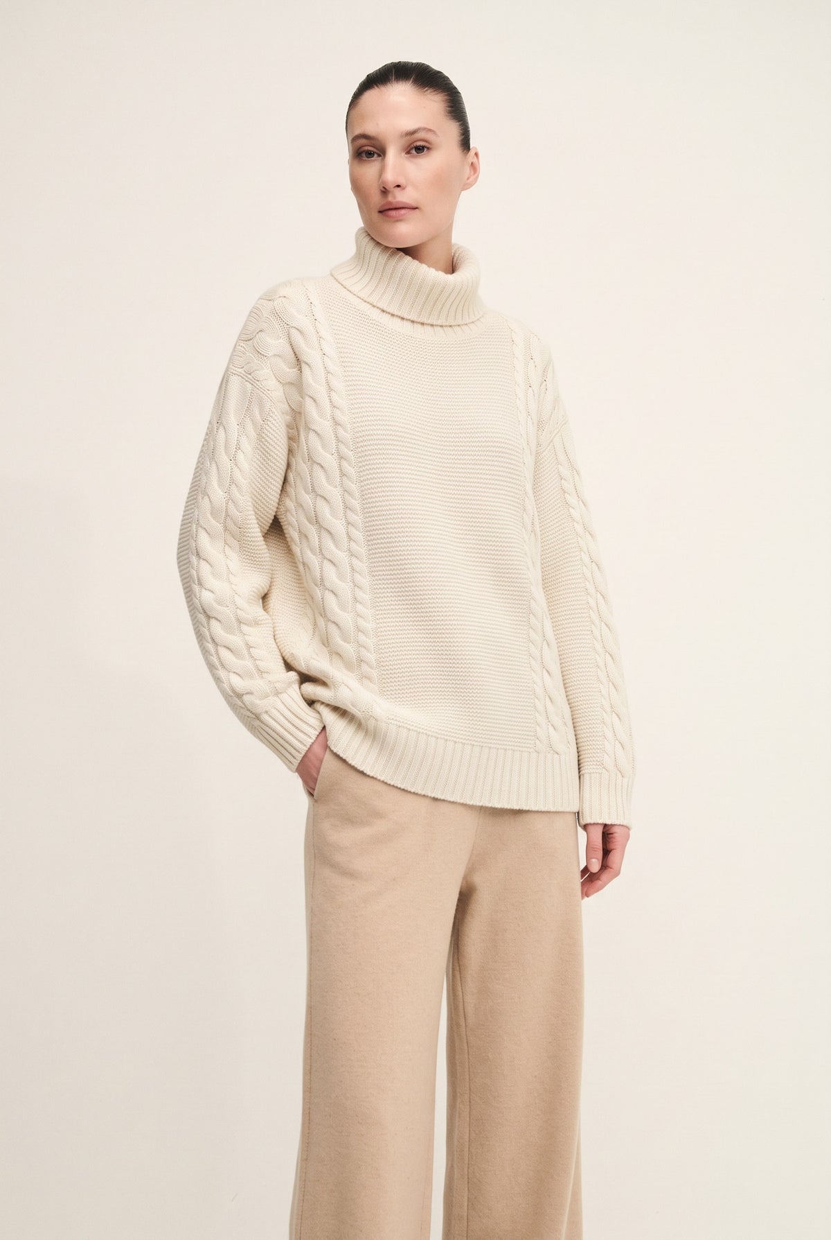 Maglione shiny braids