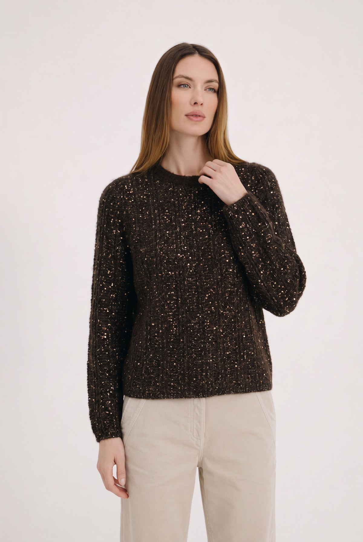 Girocollo Diamond in maglia