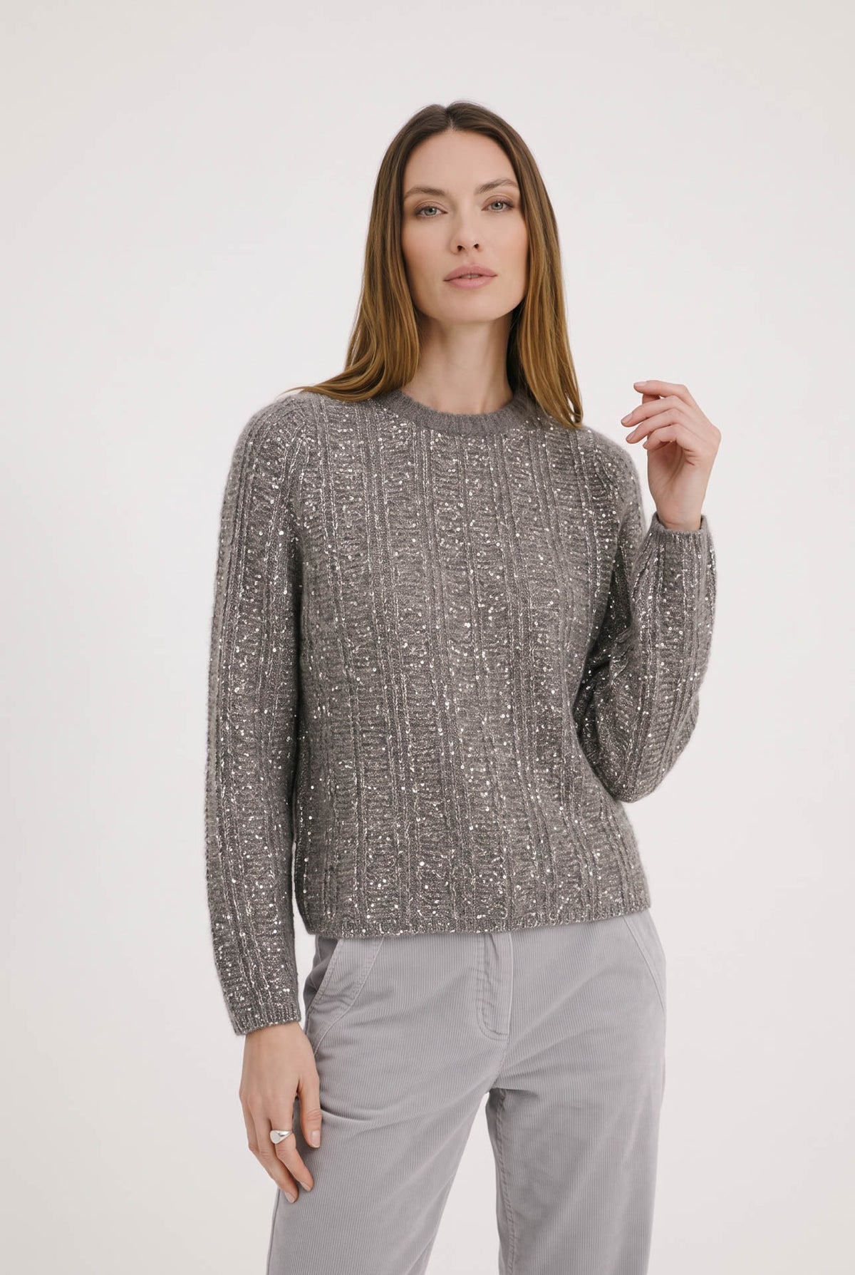 Girocollo Diamond in maglia