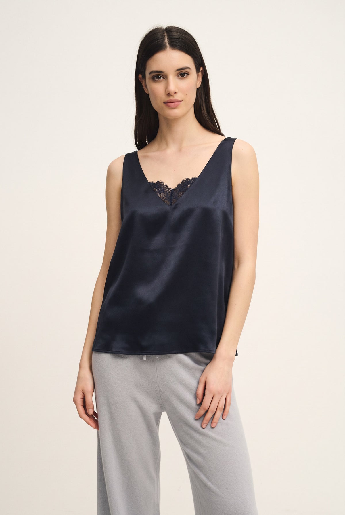 Top Lace in seta