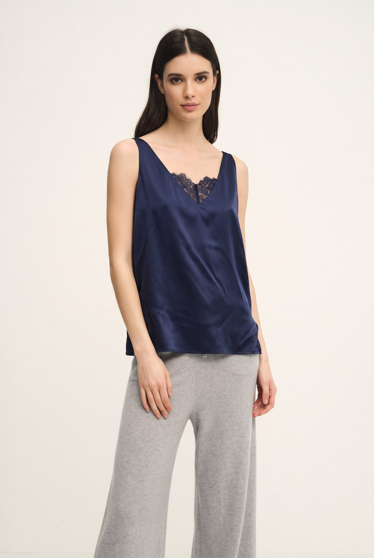 Top Lace in seta