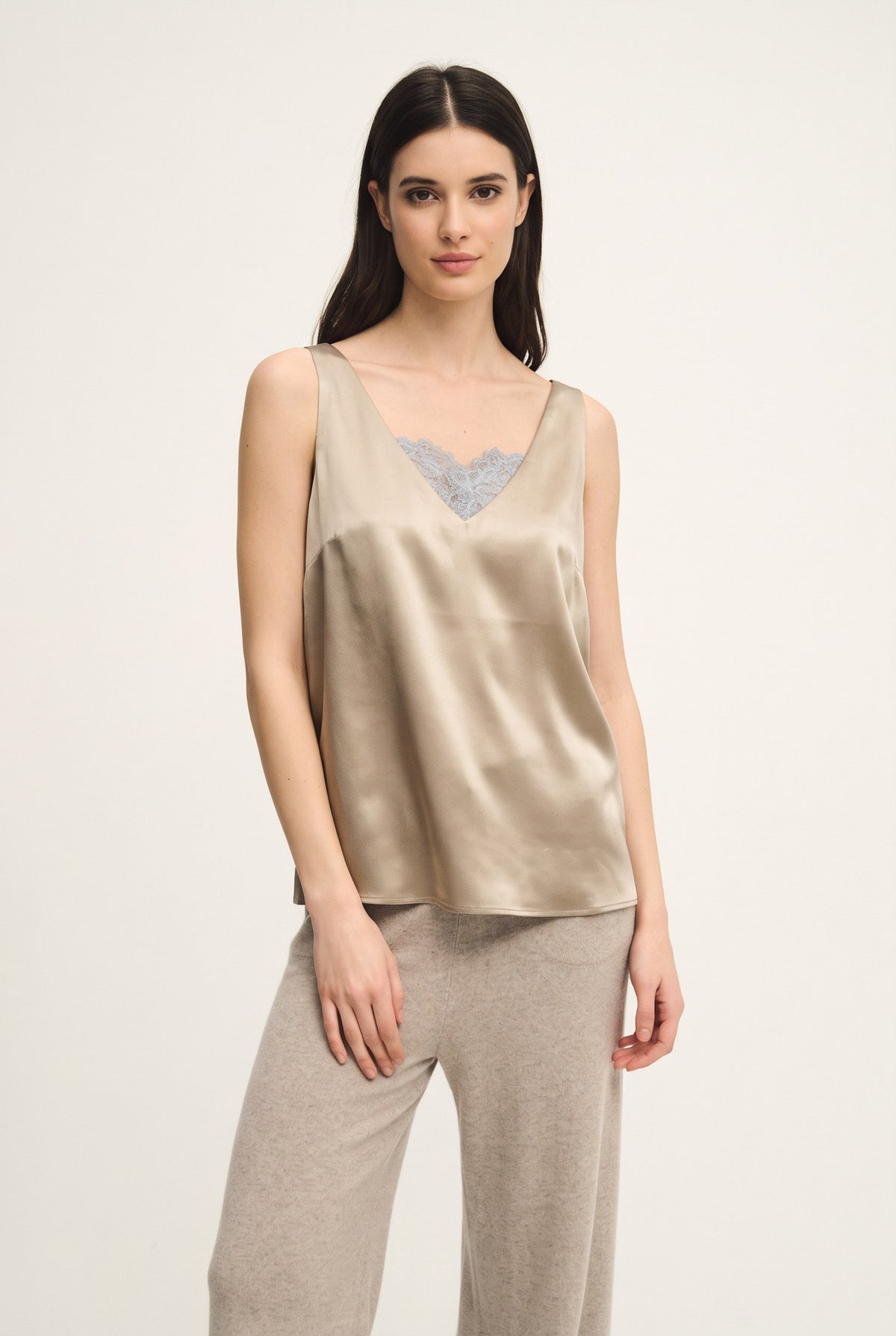 Top Lace in seta