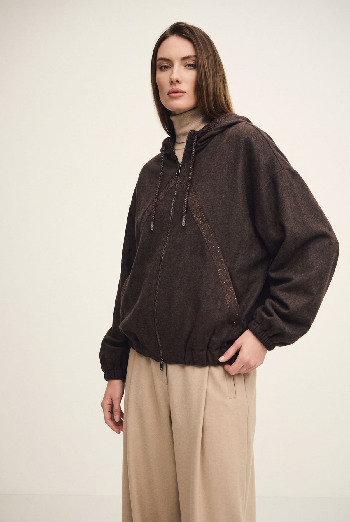 Felpa in blend di lana e cashmere