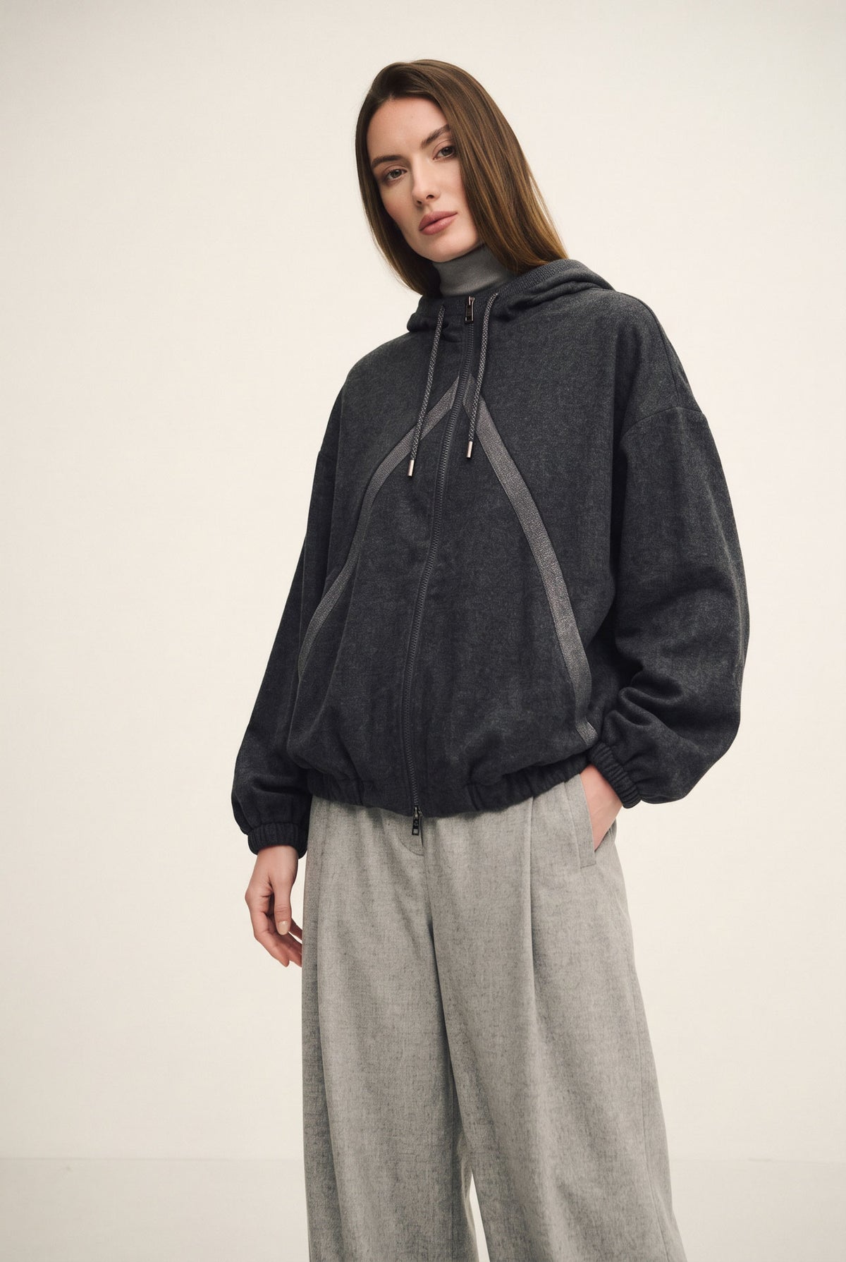Felpa in blend di lana e cashmere