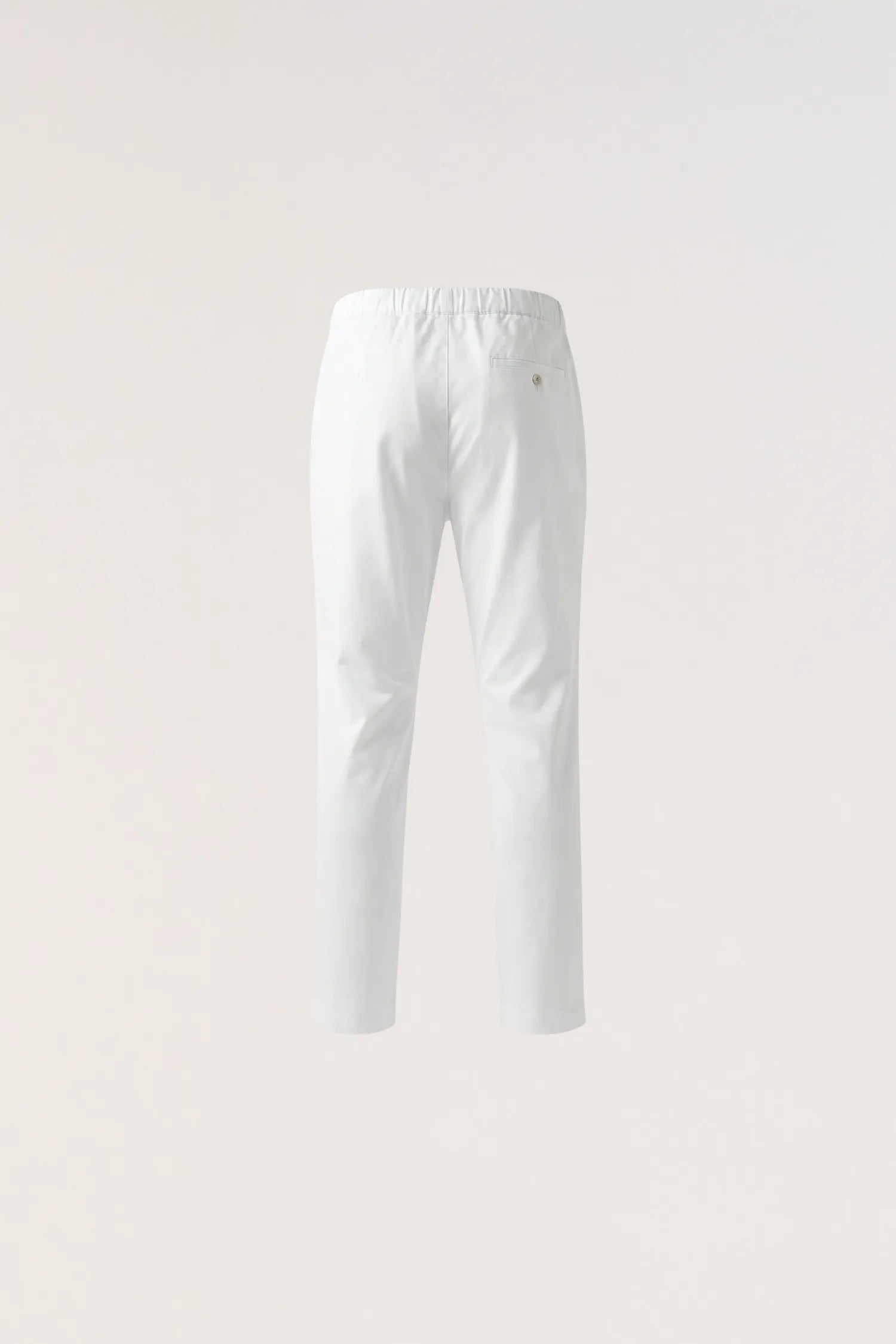 Pantalone con coulisse in vita in cotone lino