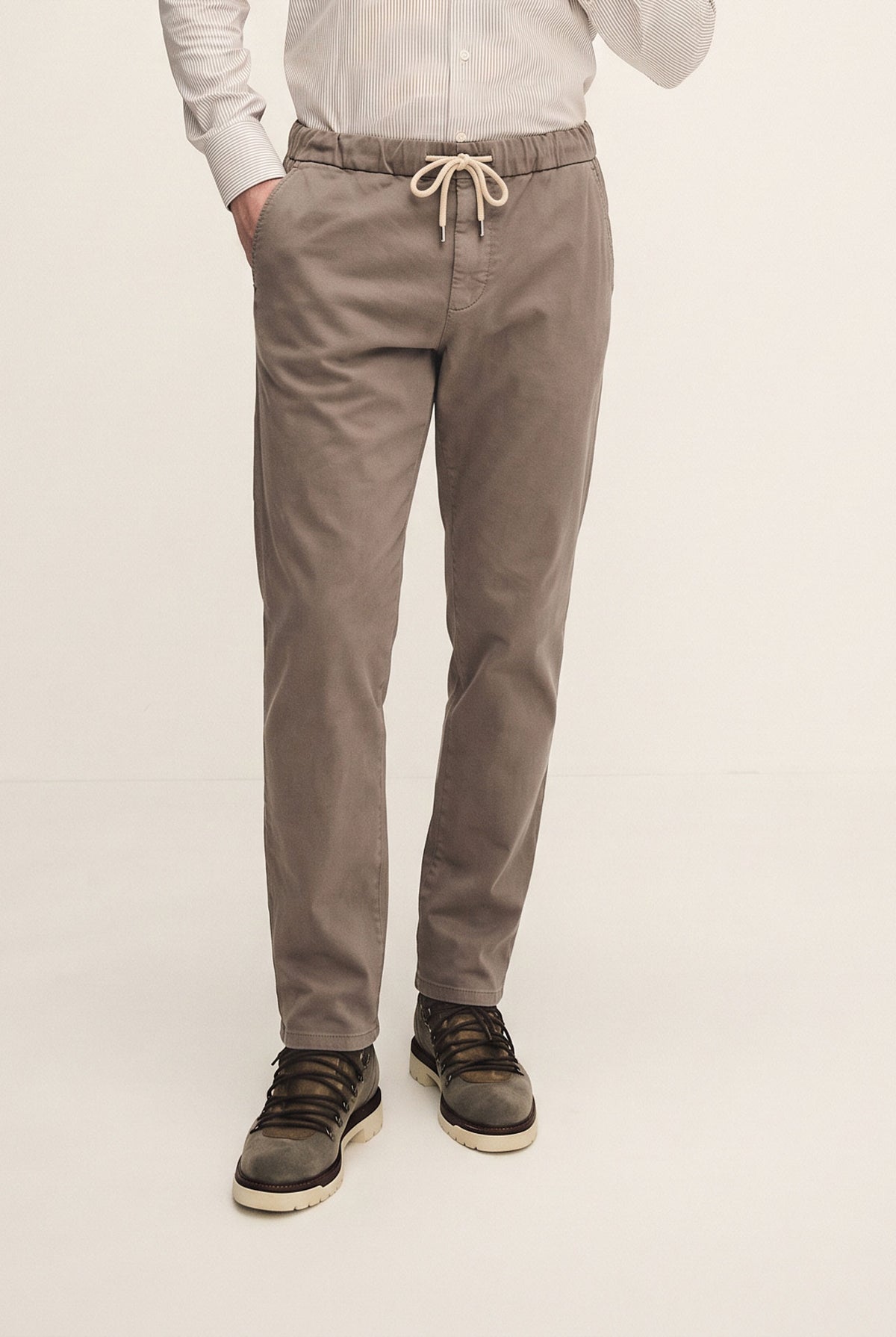 Pantalone pull-up in caldo cotone