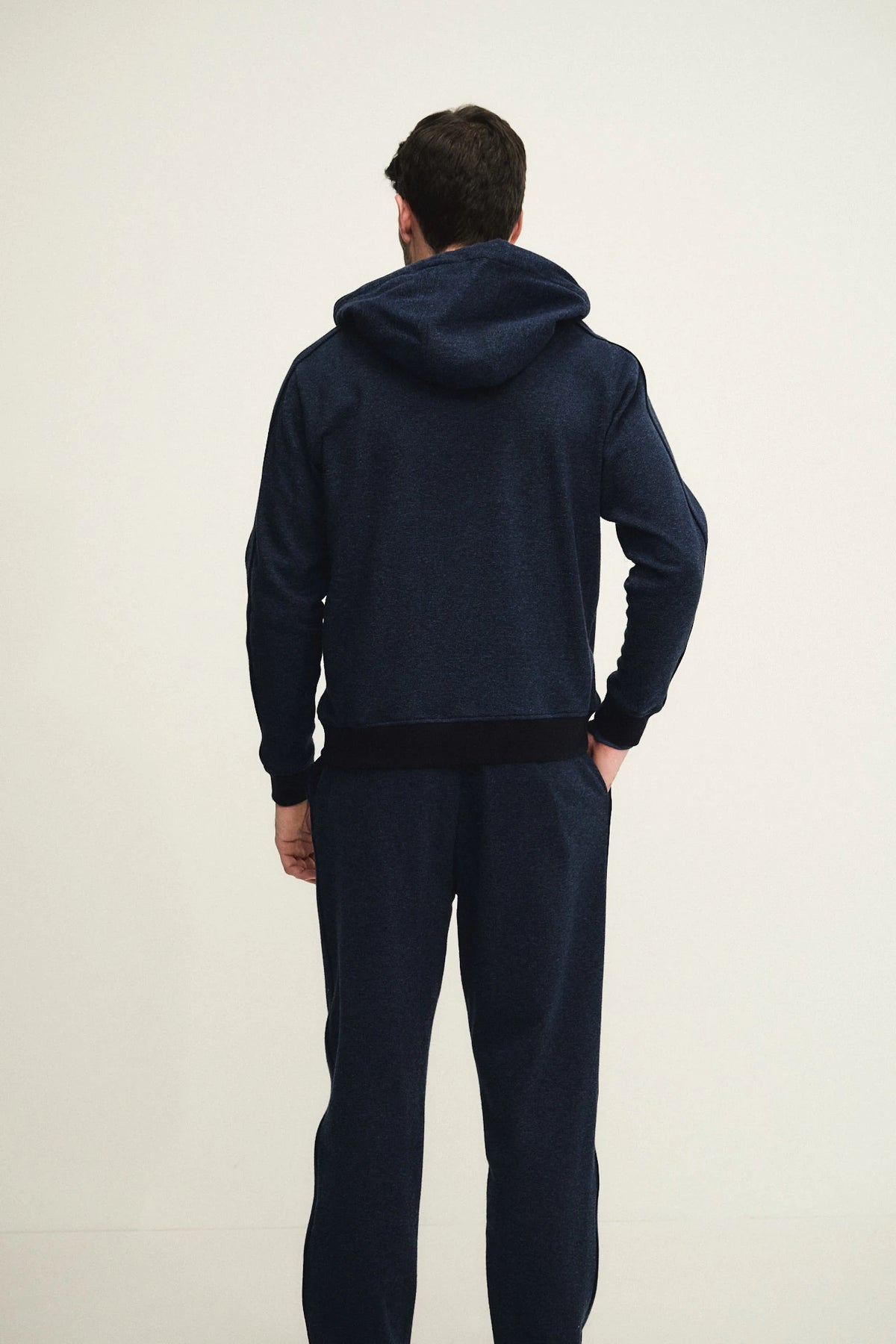 Topwear con cappuccio in cotone piquet