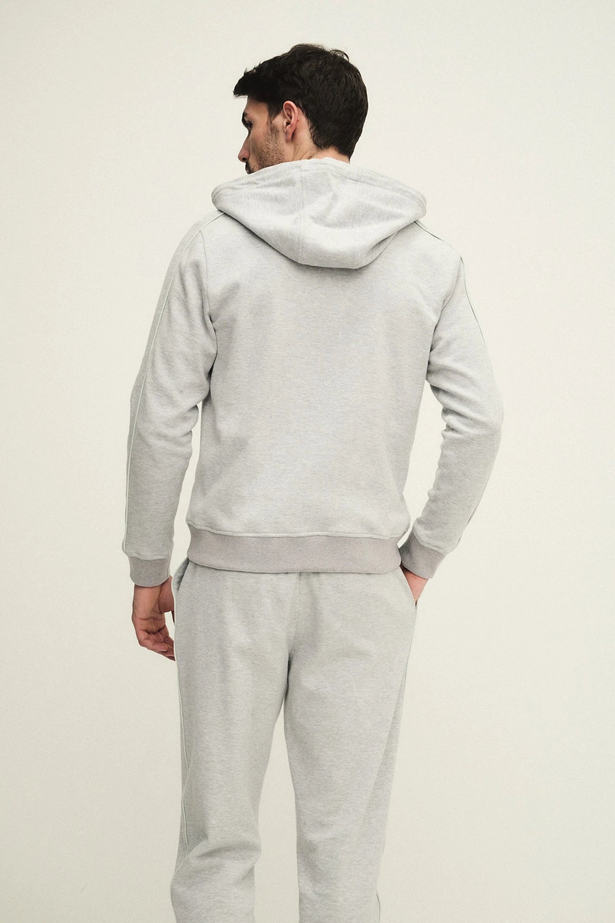Topwear con cappuccio in cotone piquet