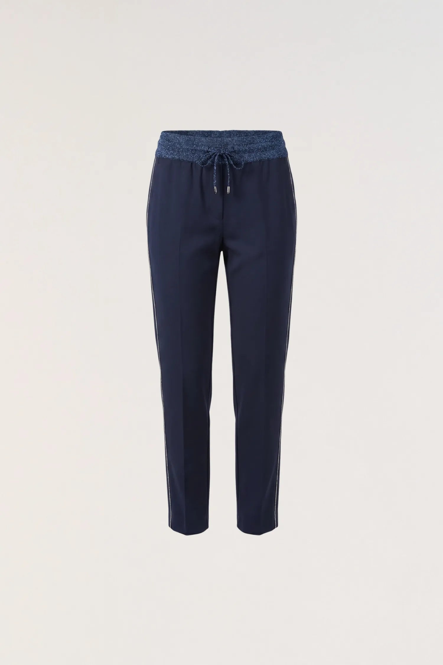 Pantalone cigarette con monile