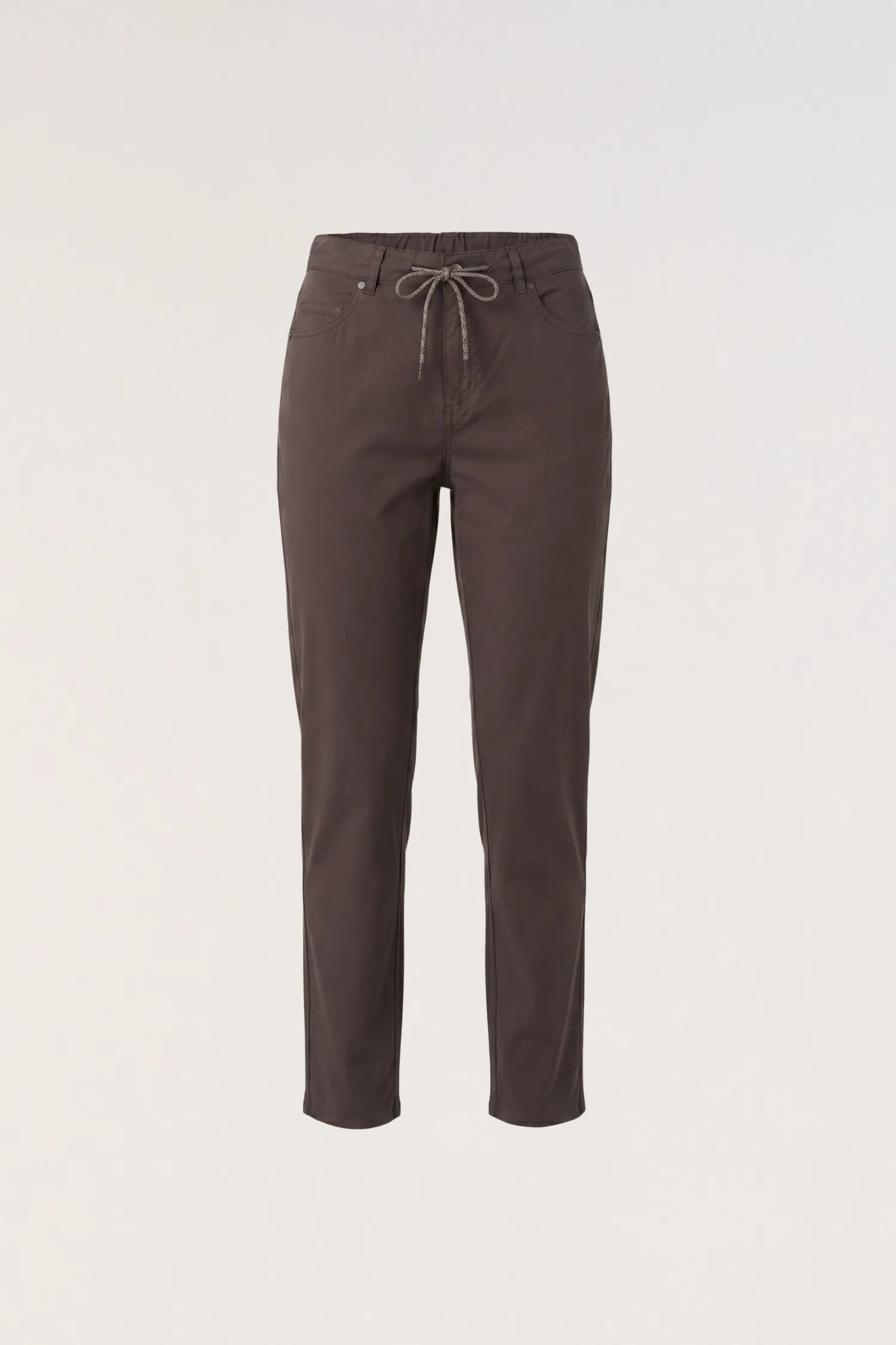 Pantalone cinque tasche in cotone croccante