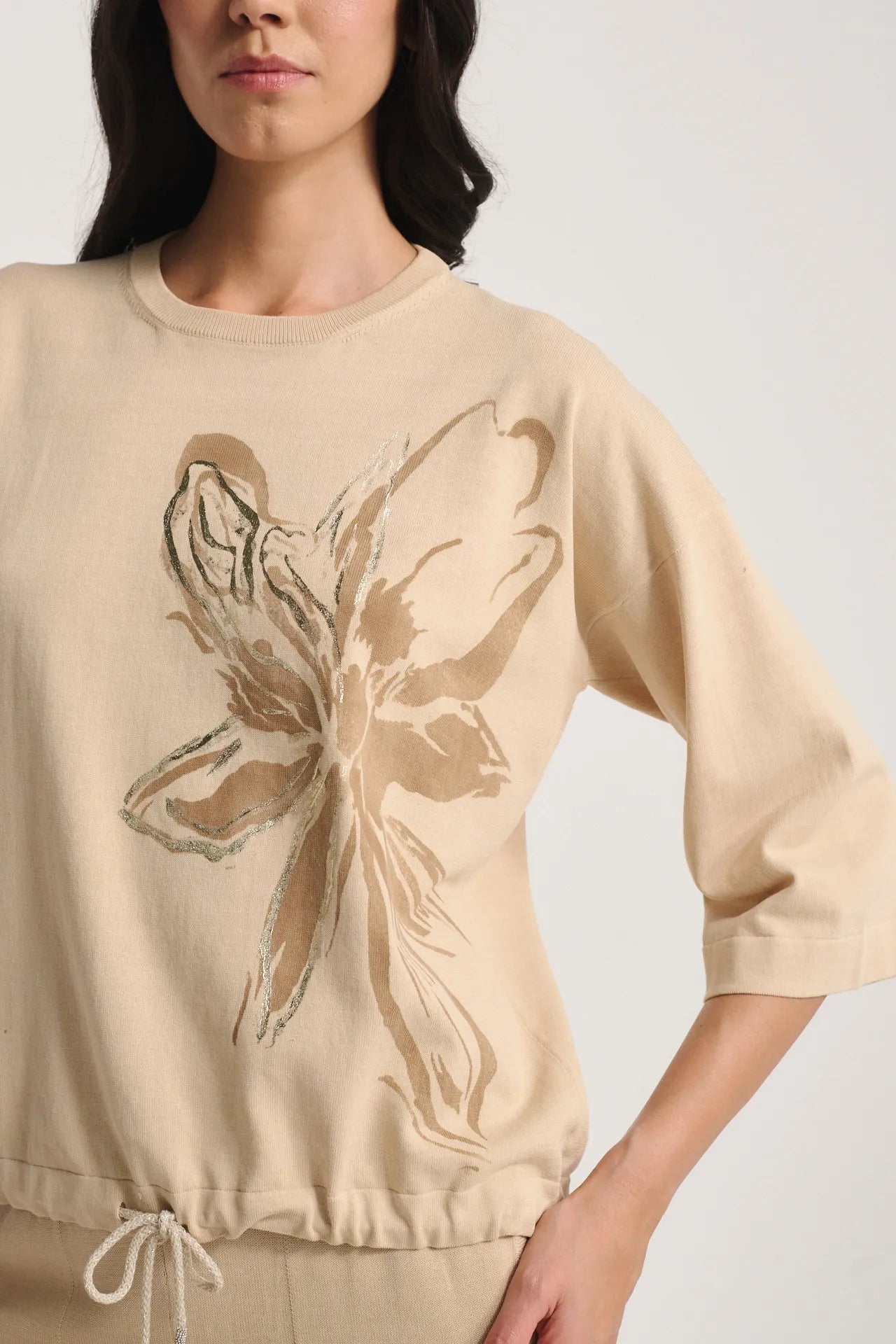 Maglia cotone superfine stampata