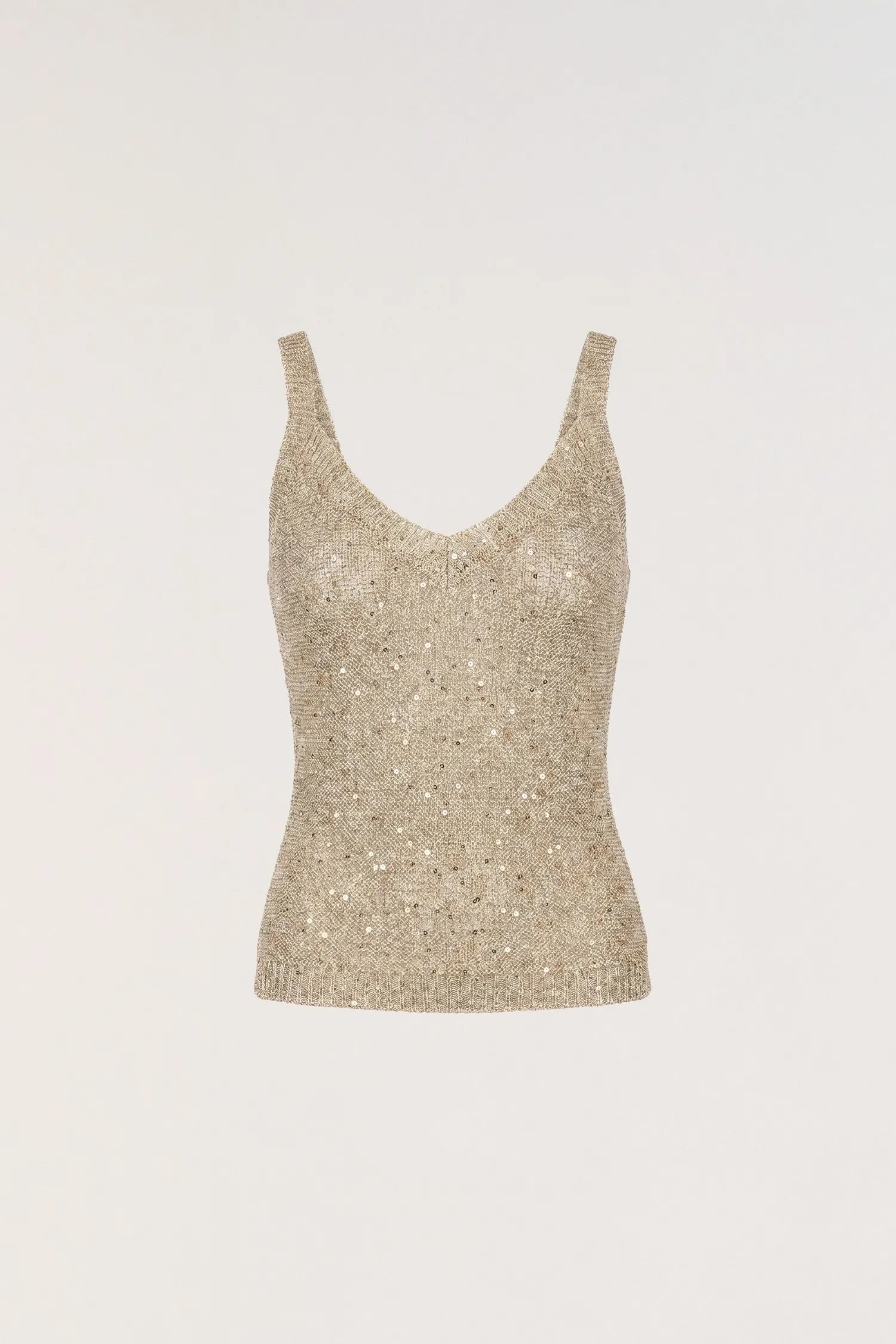 Top dazzling in maglia
