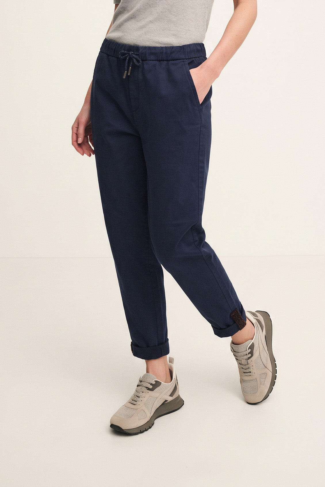 Pantaloni tinto capo carrot-fit
