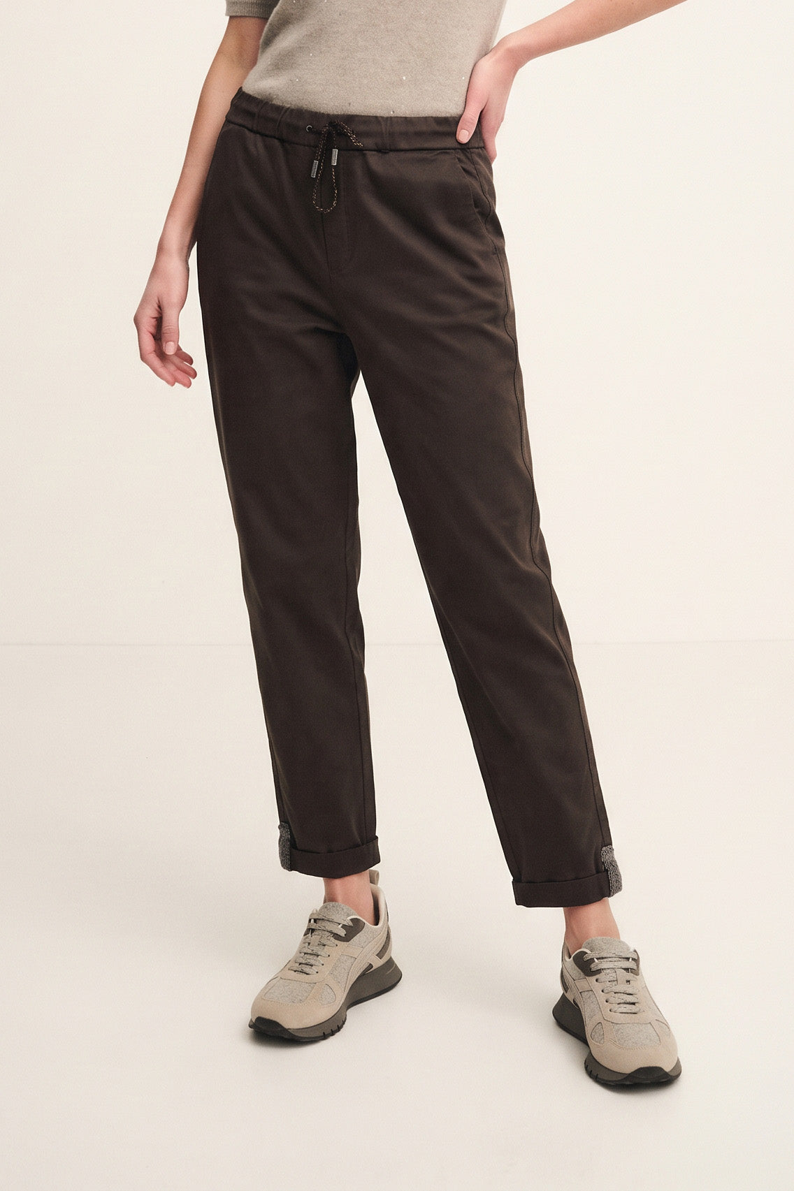 Pantaloni tinto capo carrot-fit