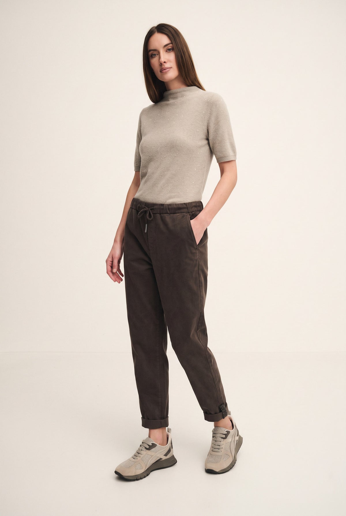 Pantaloni tinto capo carrot-fit