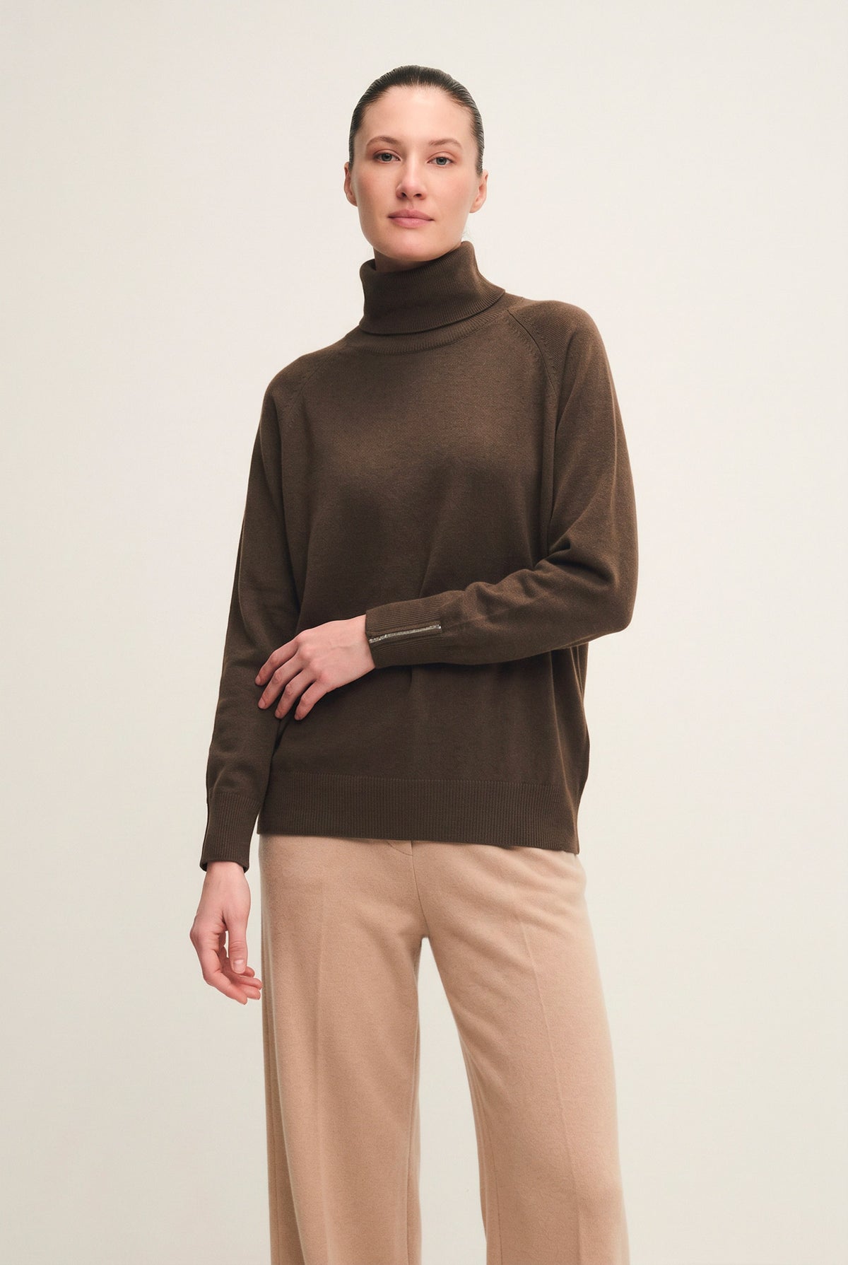 Strength high-neck sweater