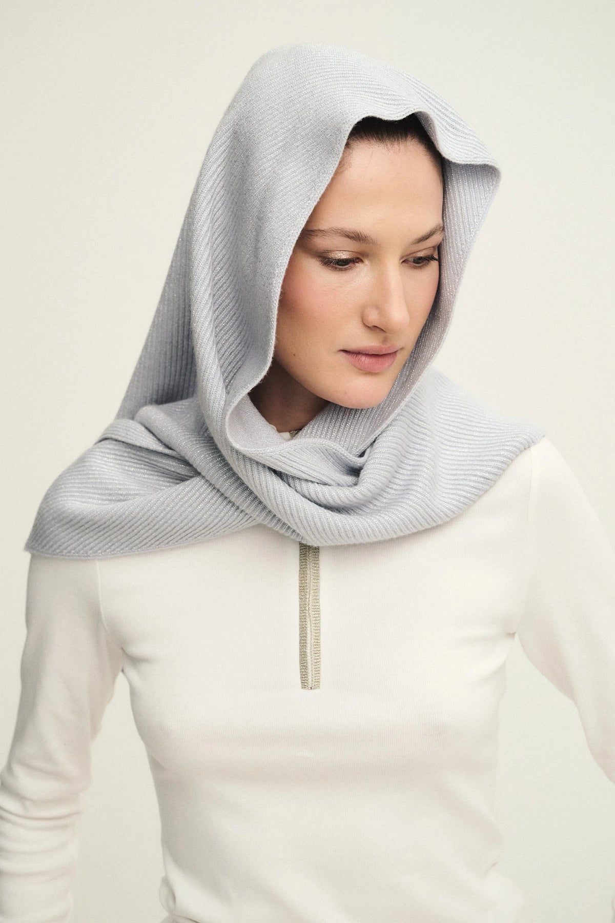 Sciarpa shiny in maglia inglese