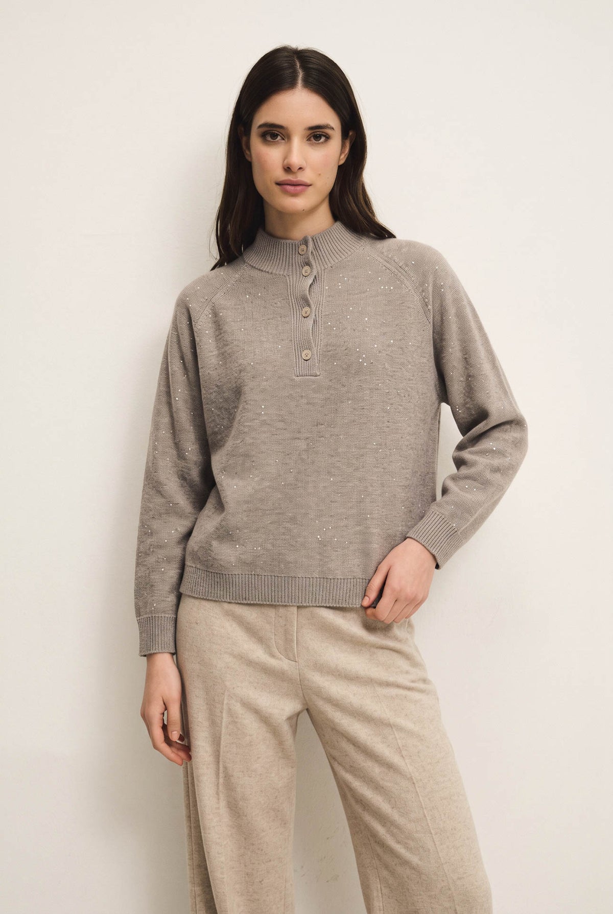 Lupetto dazzling in maglia