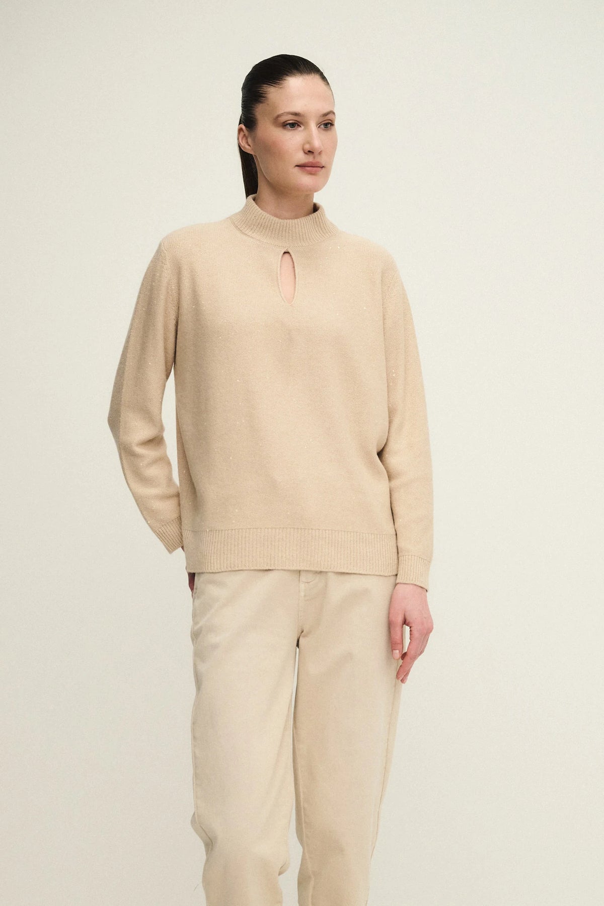 Maglione dazzling keyhole