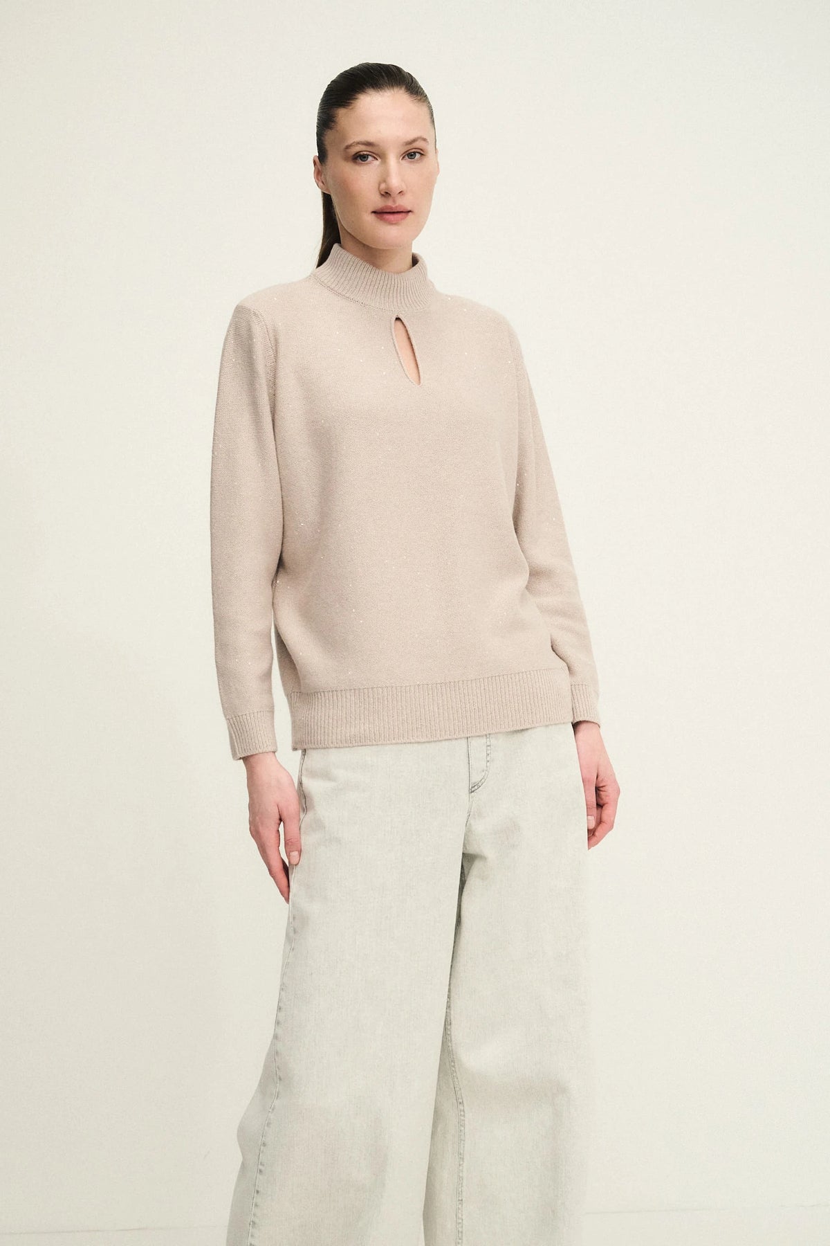 Maglione dazzling keyhole