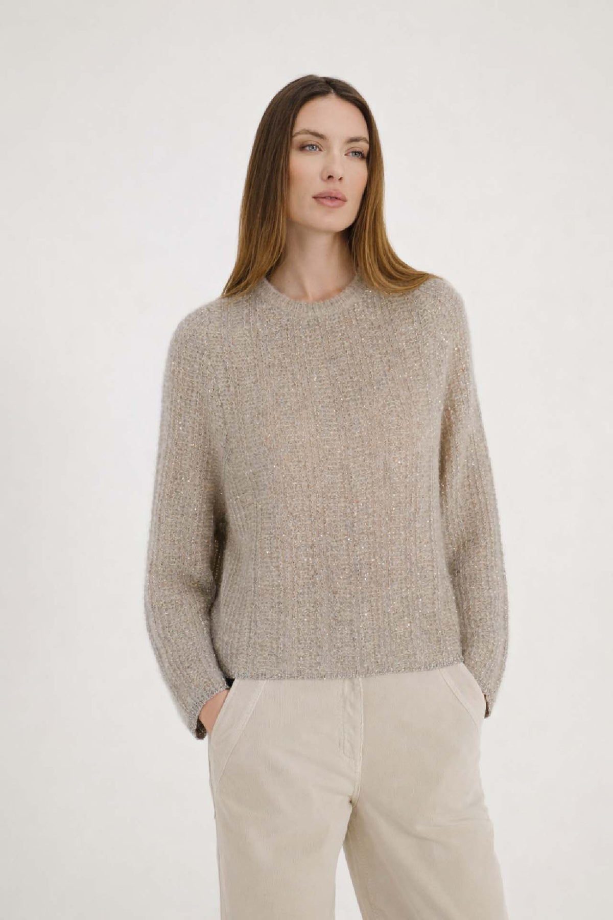 Girocollo Diamond in maglia