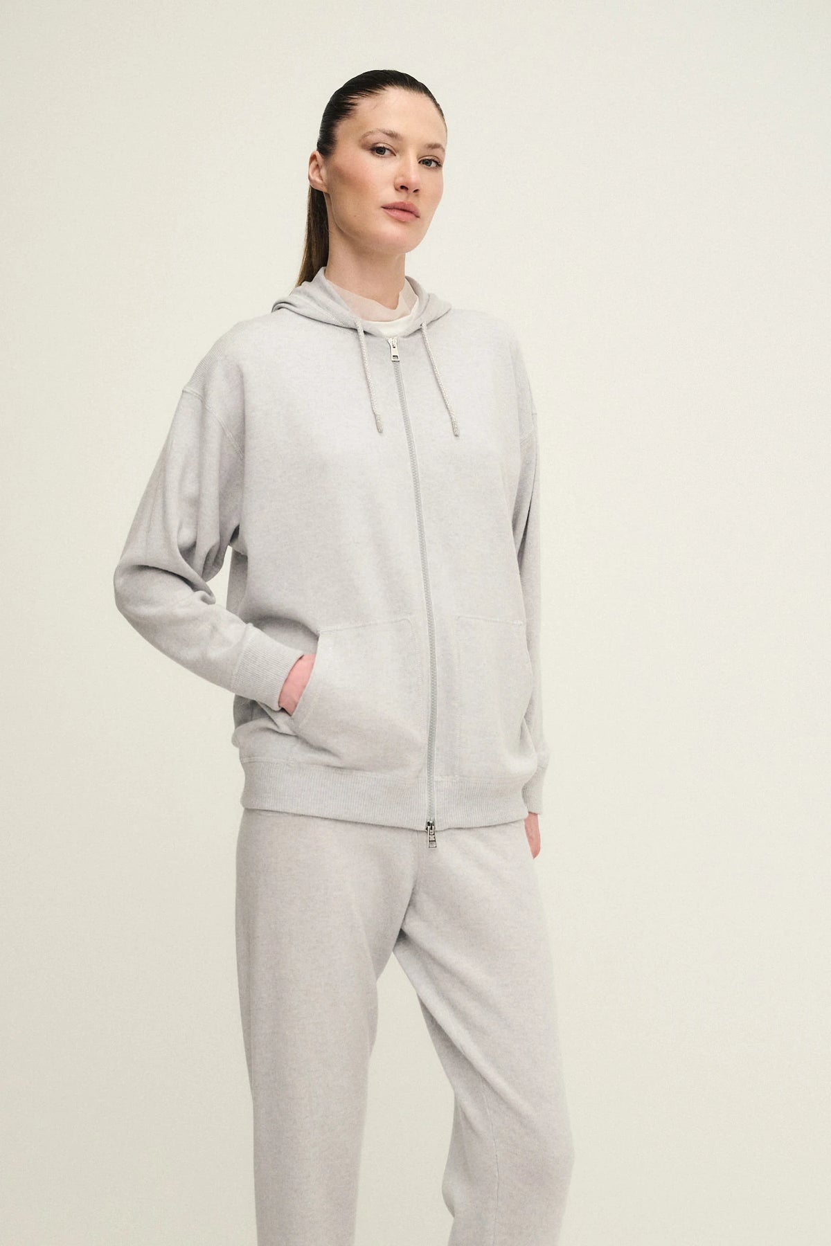 Felpa in maglia di cashmere