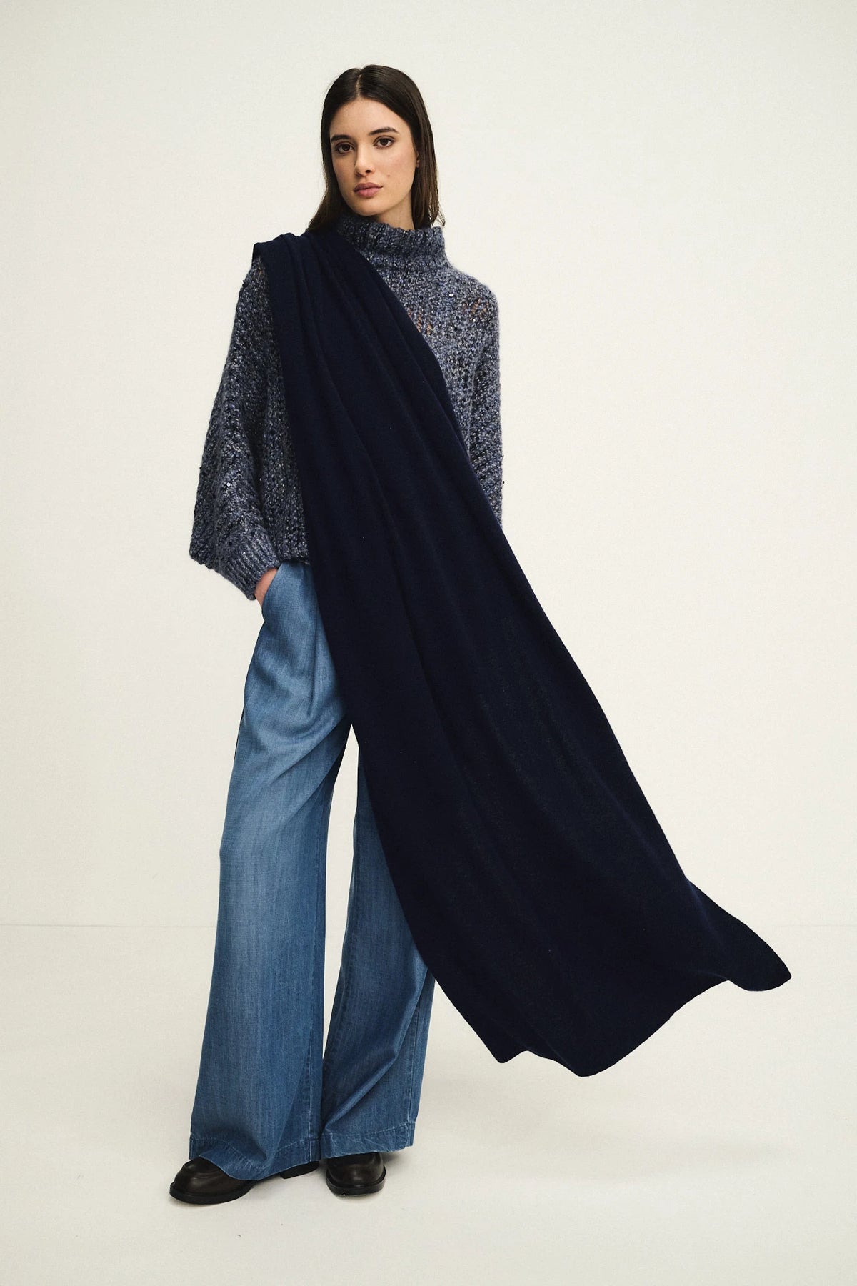 Sciarpa dazzling in maglia