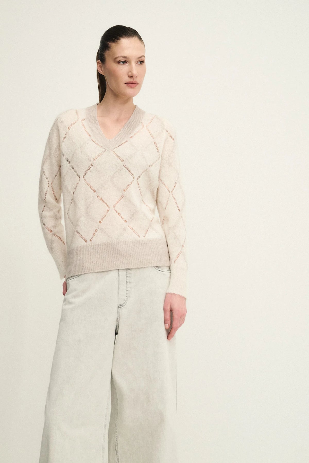 Maglia diamond bicolor