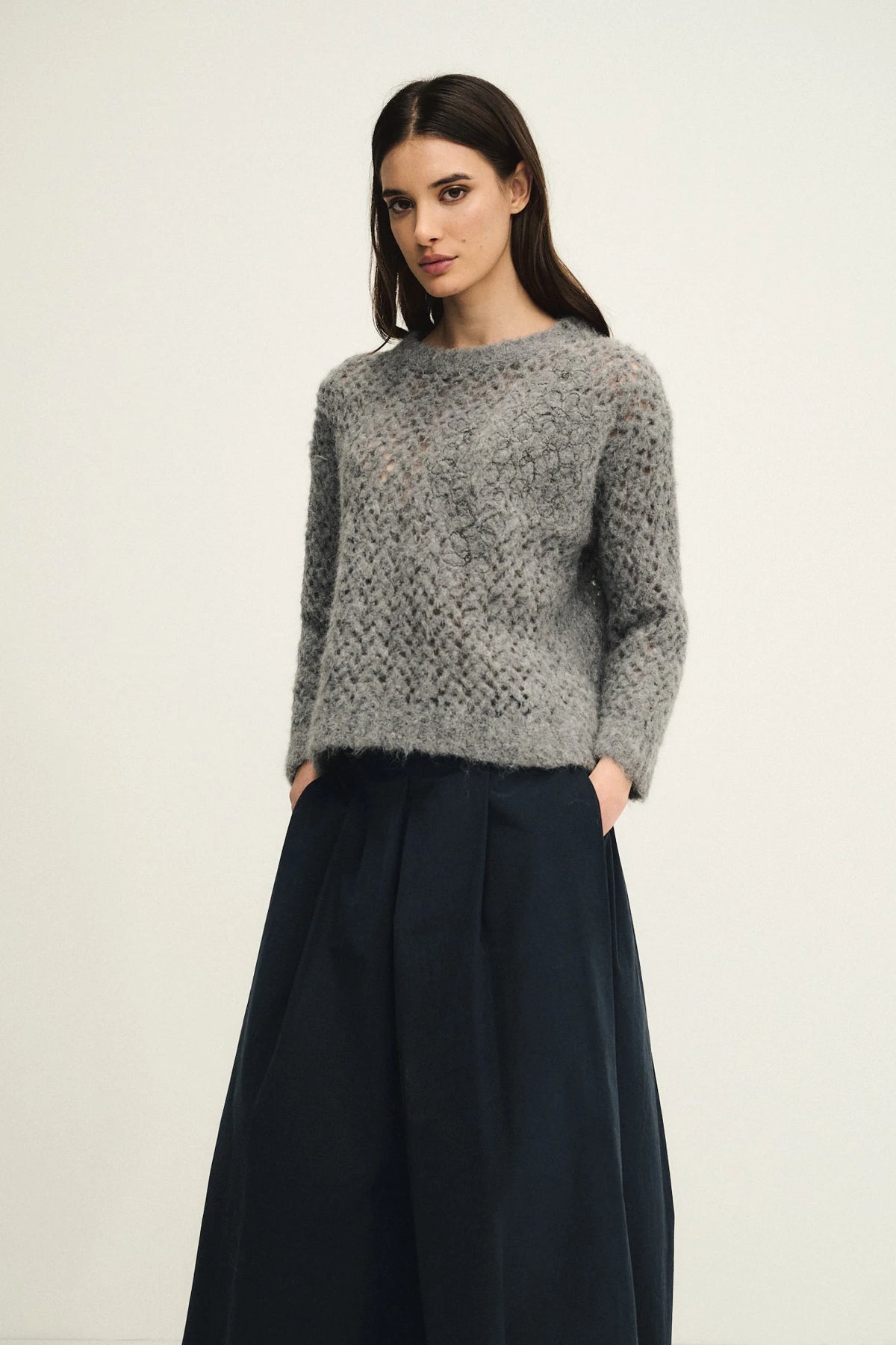 Blossom openwork jumper