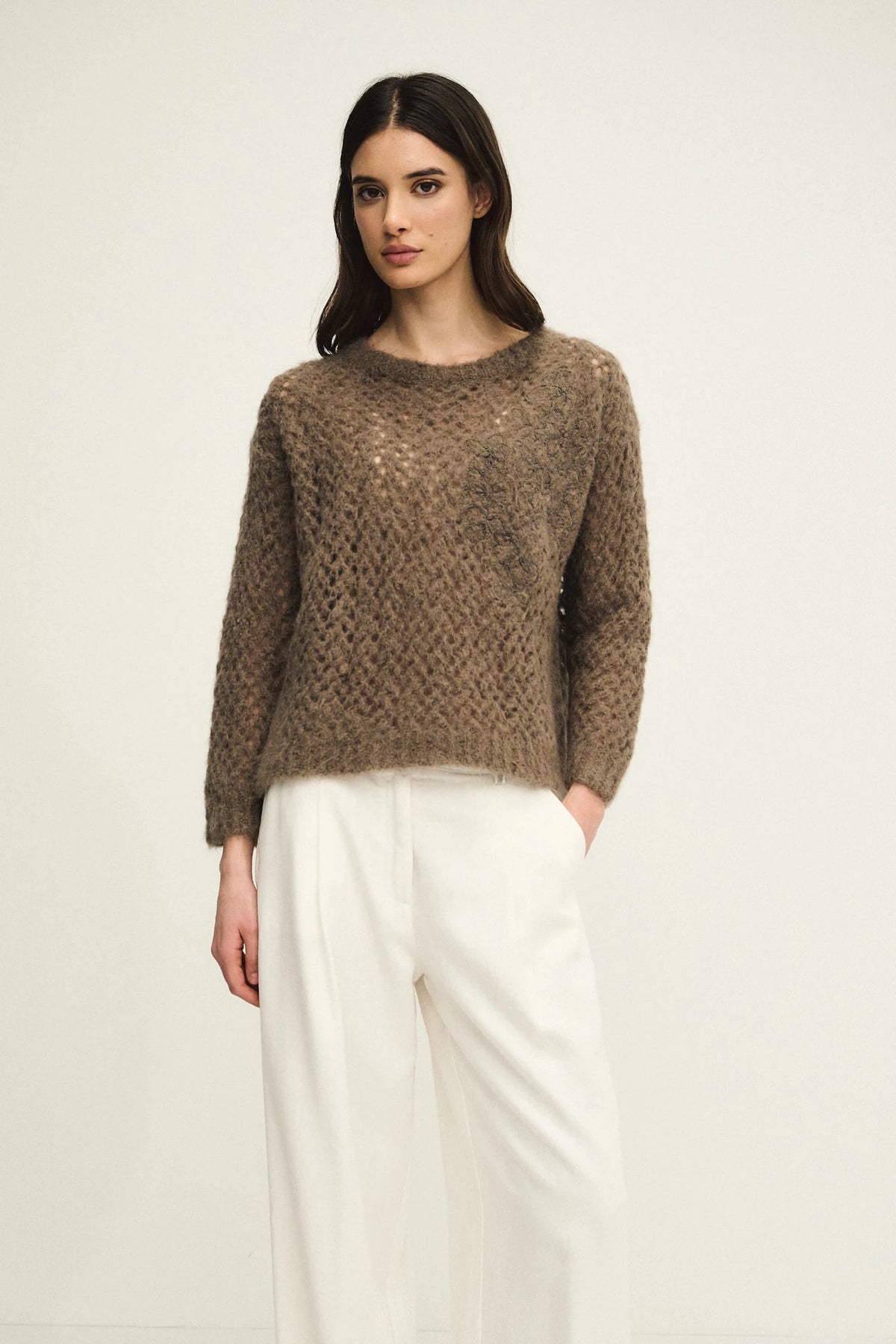 Blossom openwork jumper