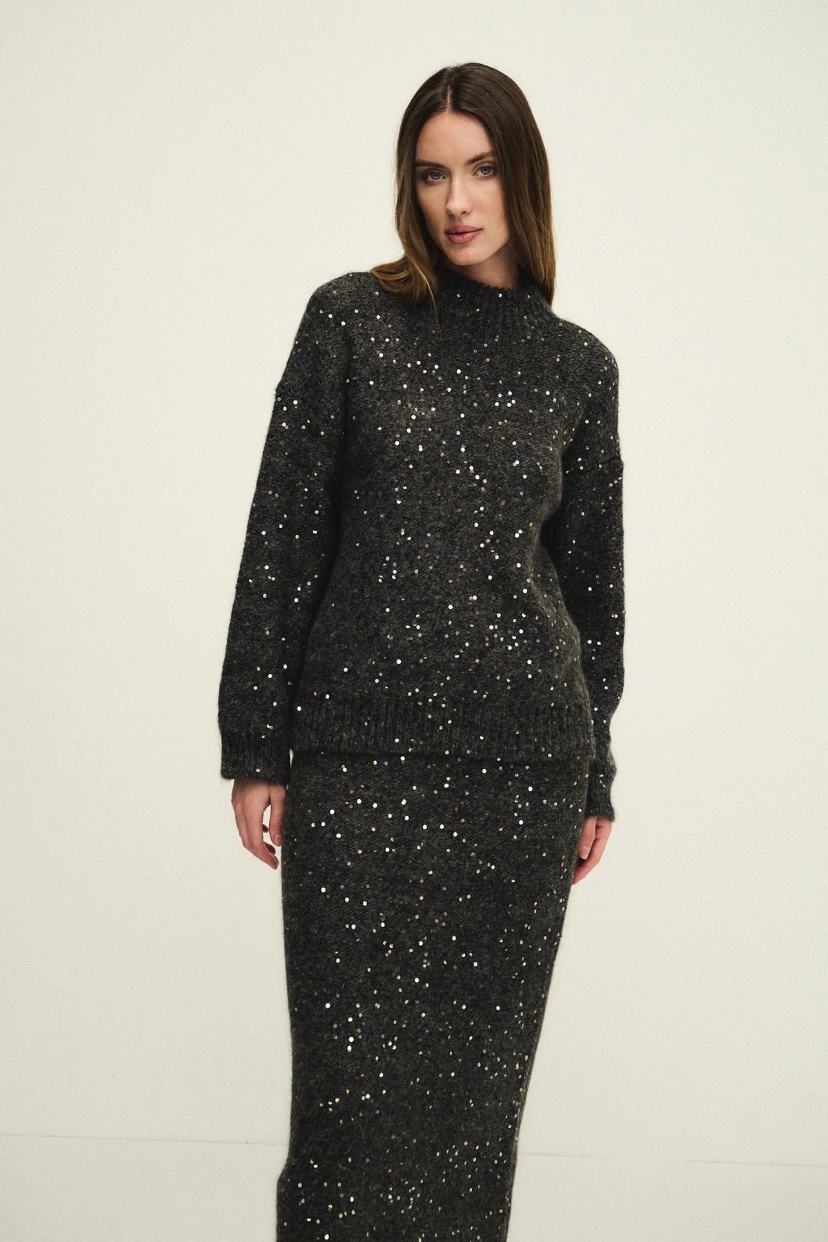 Maglia Glow con collo lupetto