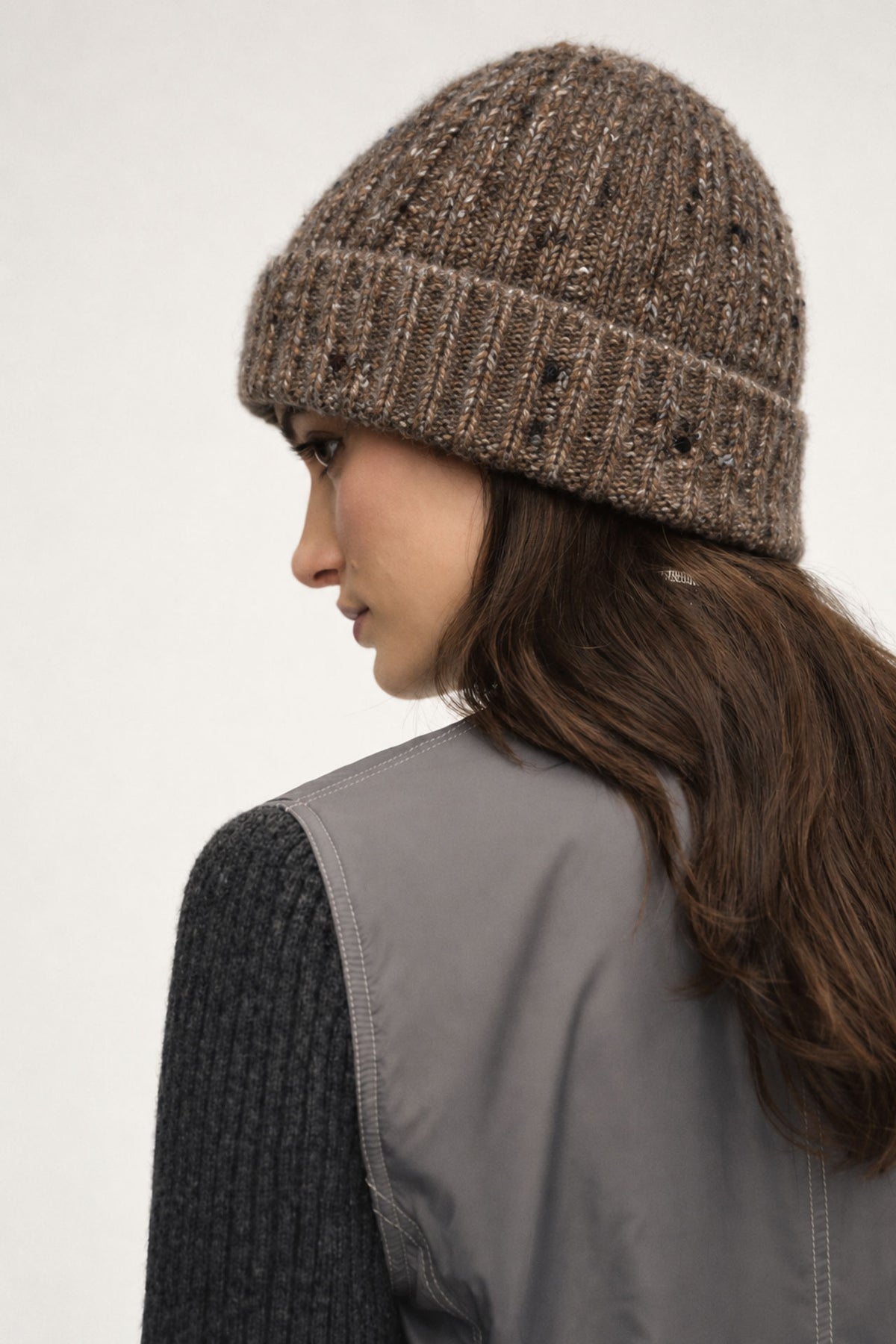 Cuffia sparkling in maglia inglese