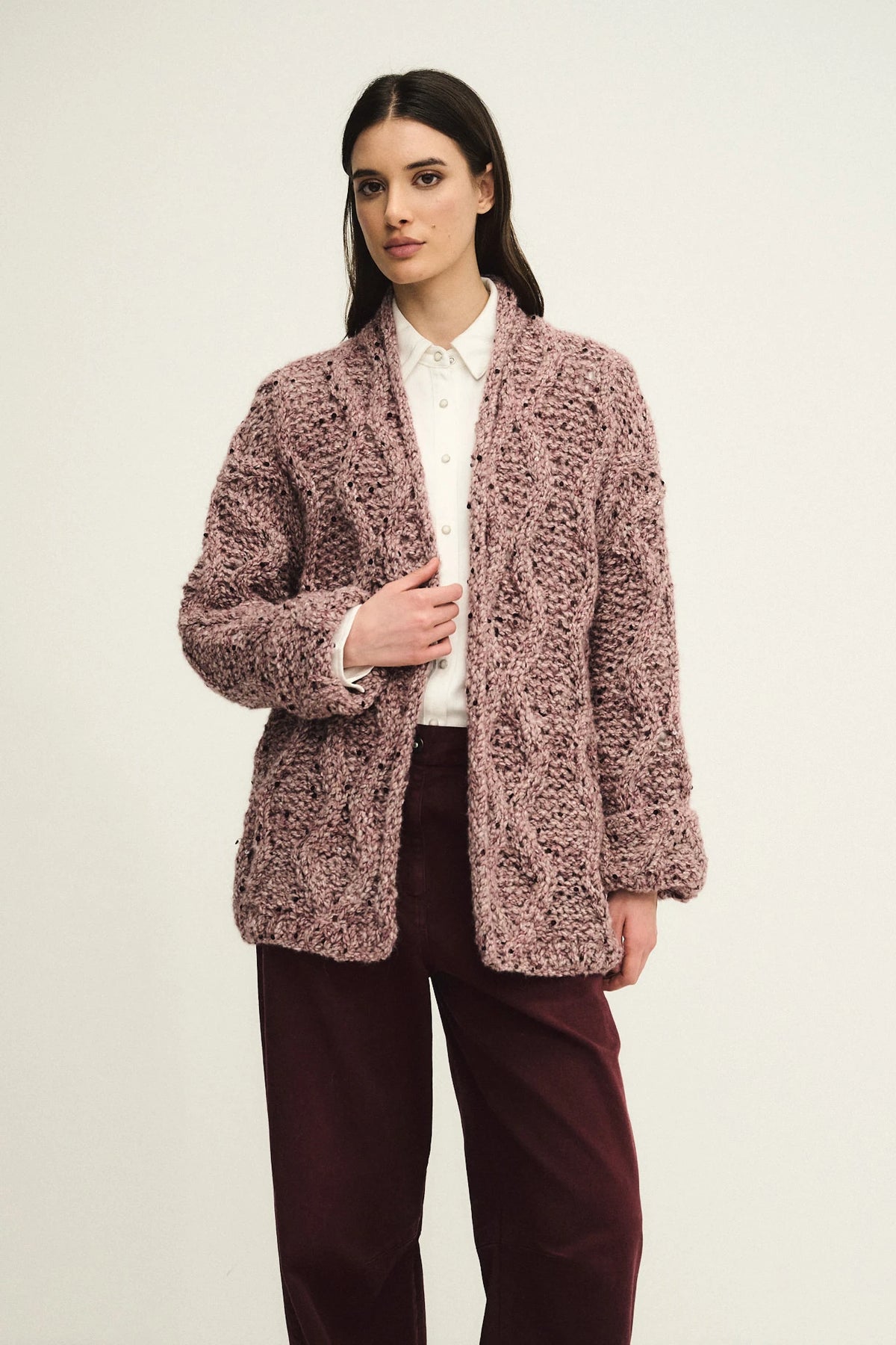 Cardigan Handamde Soft Radiance