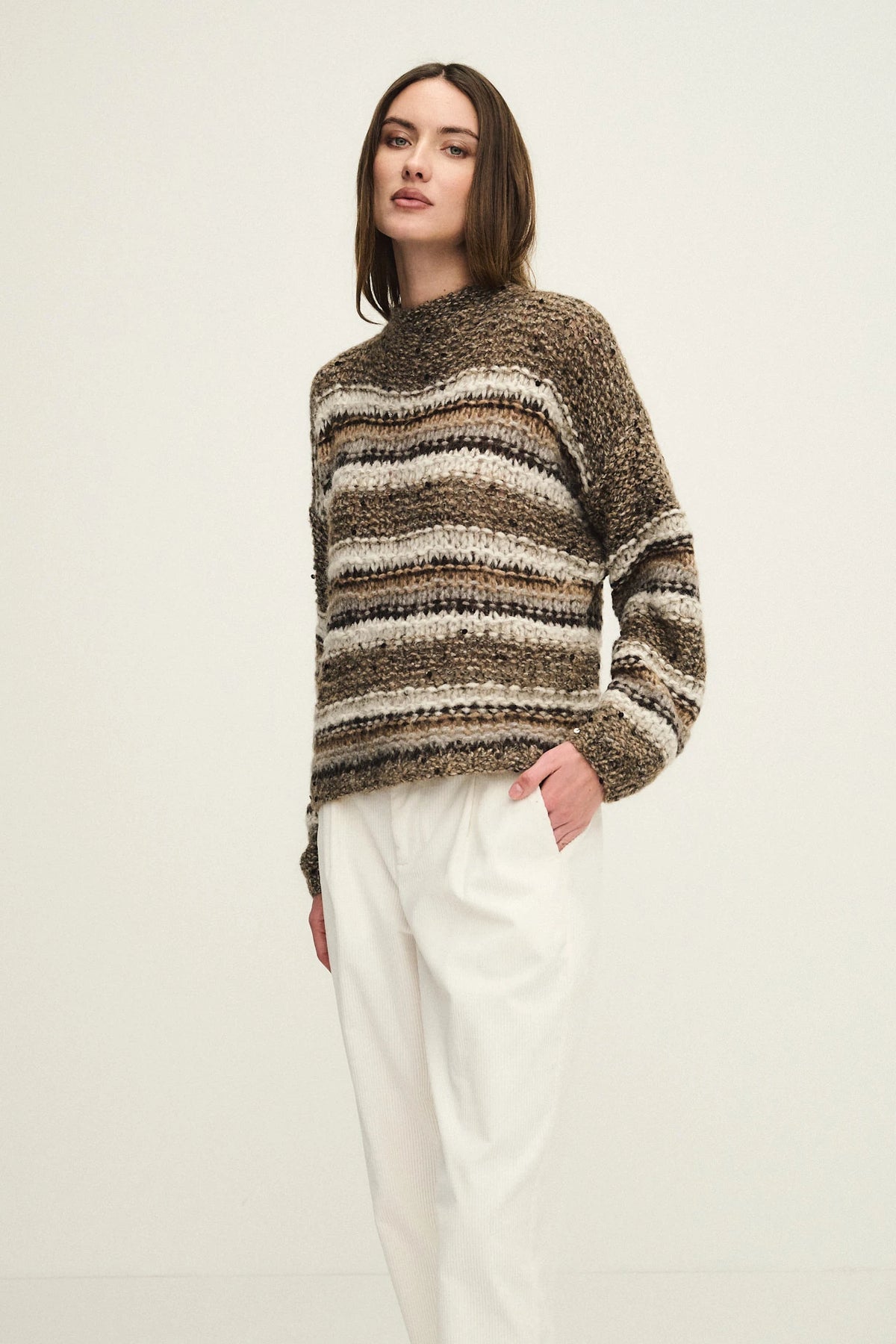 Handmade Striped Sweater