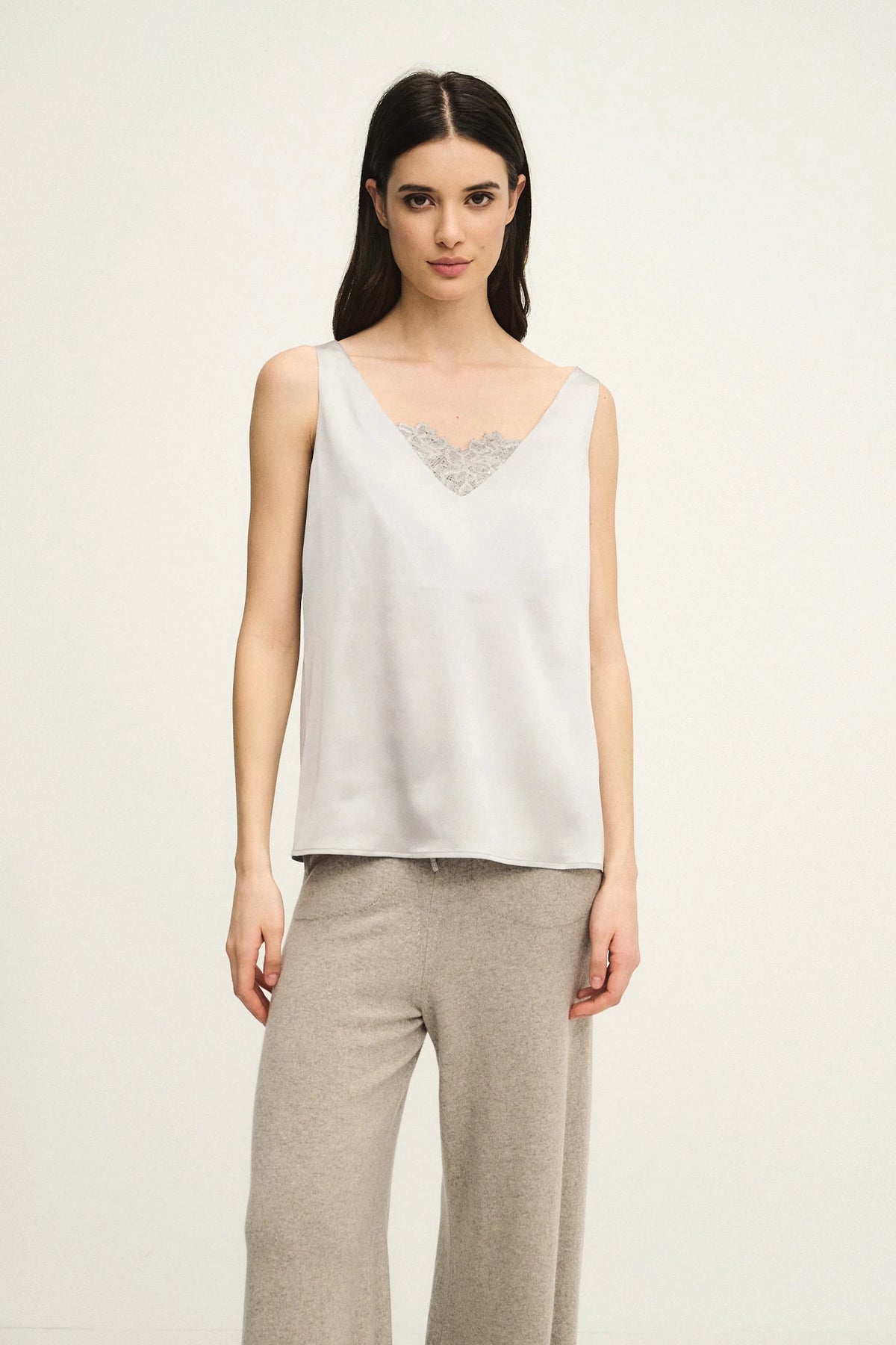 Top Lace in seta