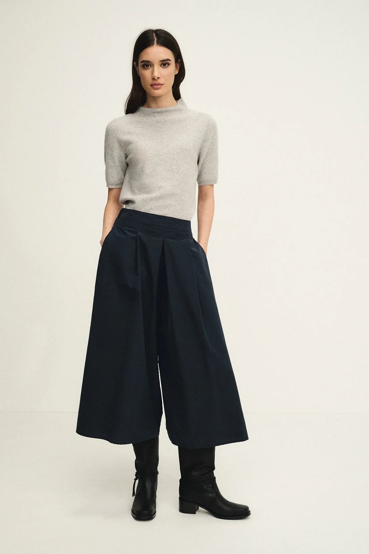 Warm cotton skort