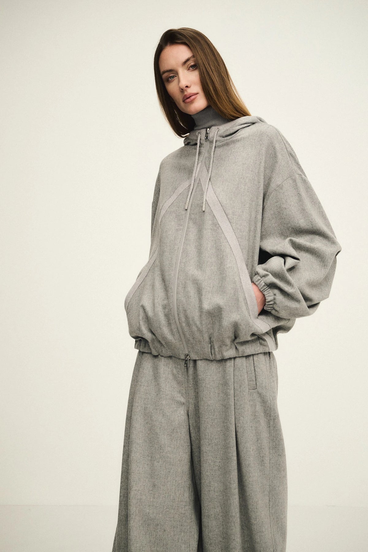 Felpa in blend di lana e cashmere