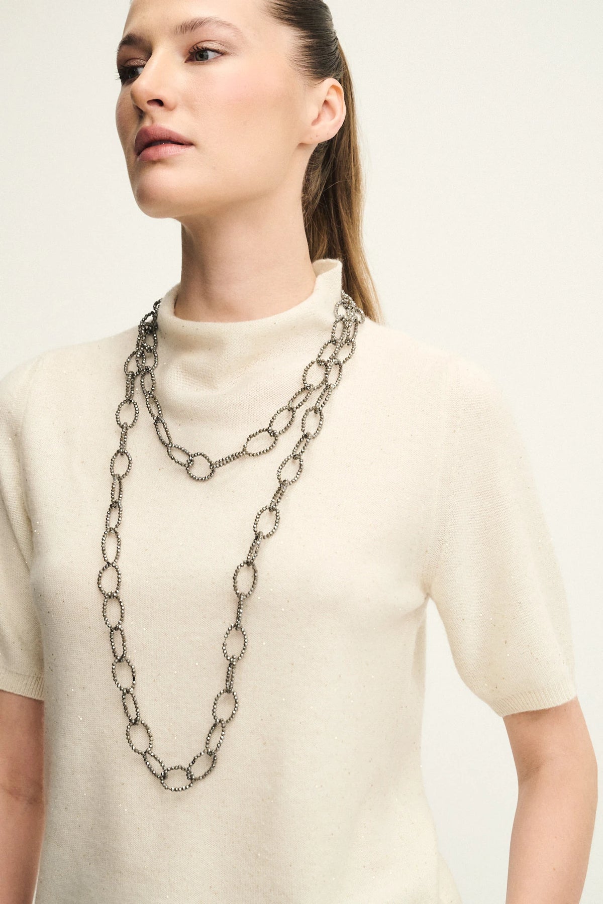 Crystal Rings Necklace