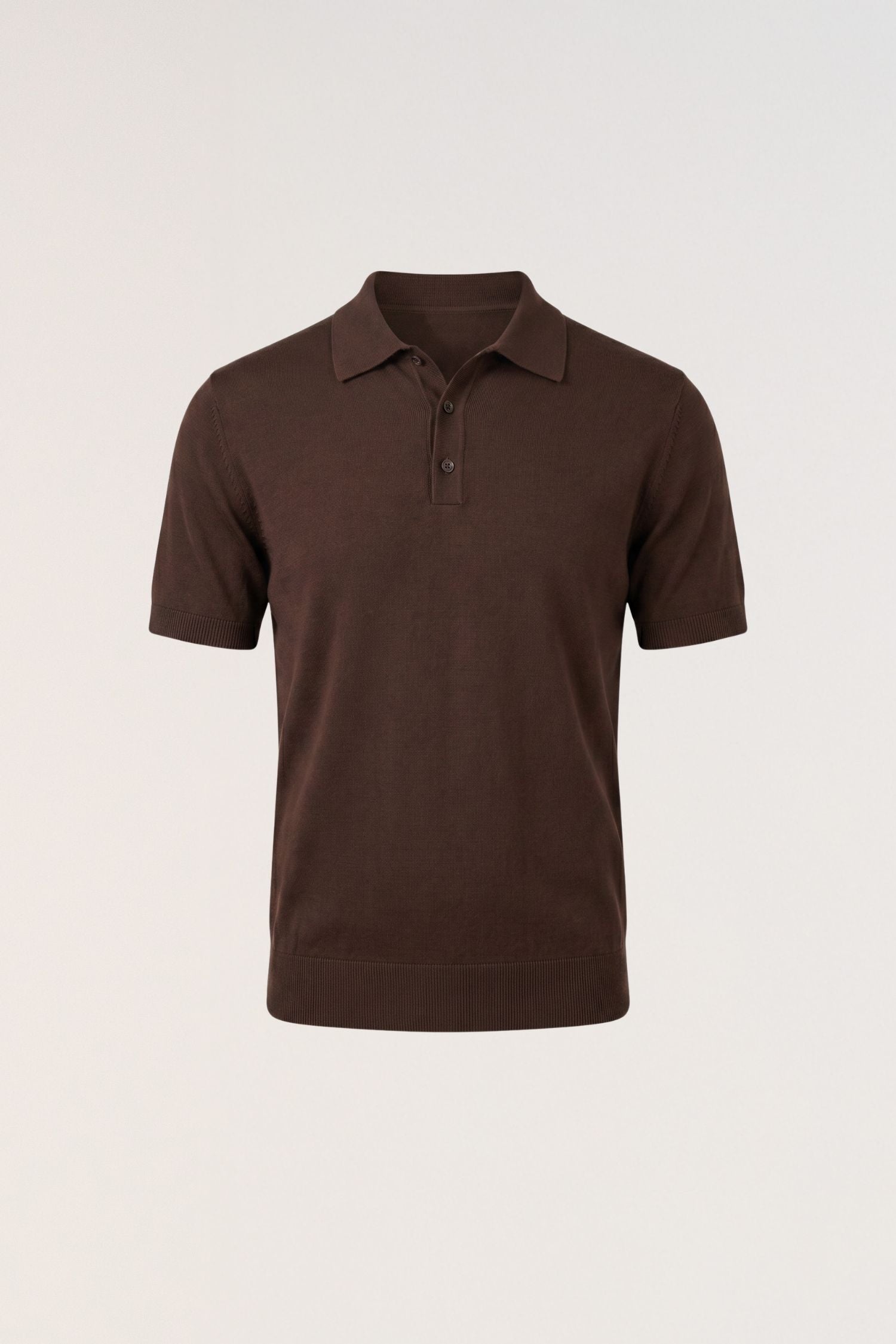 Polo bottoni in maglia di cotone
