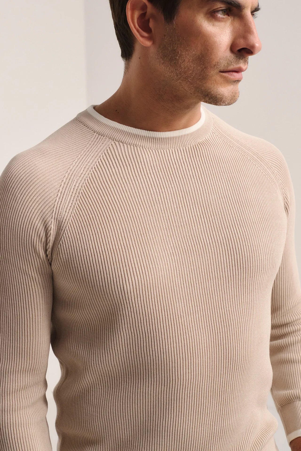 Girocollo in maglia inglese
