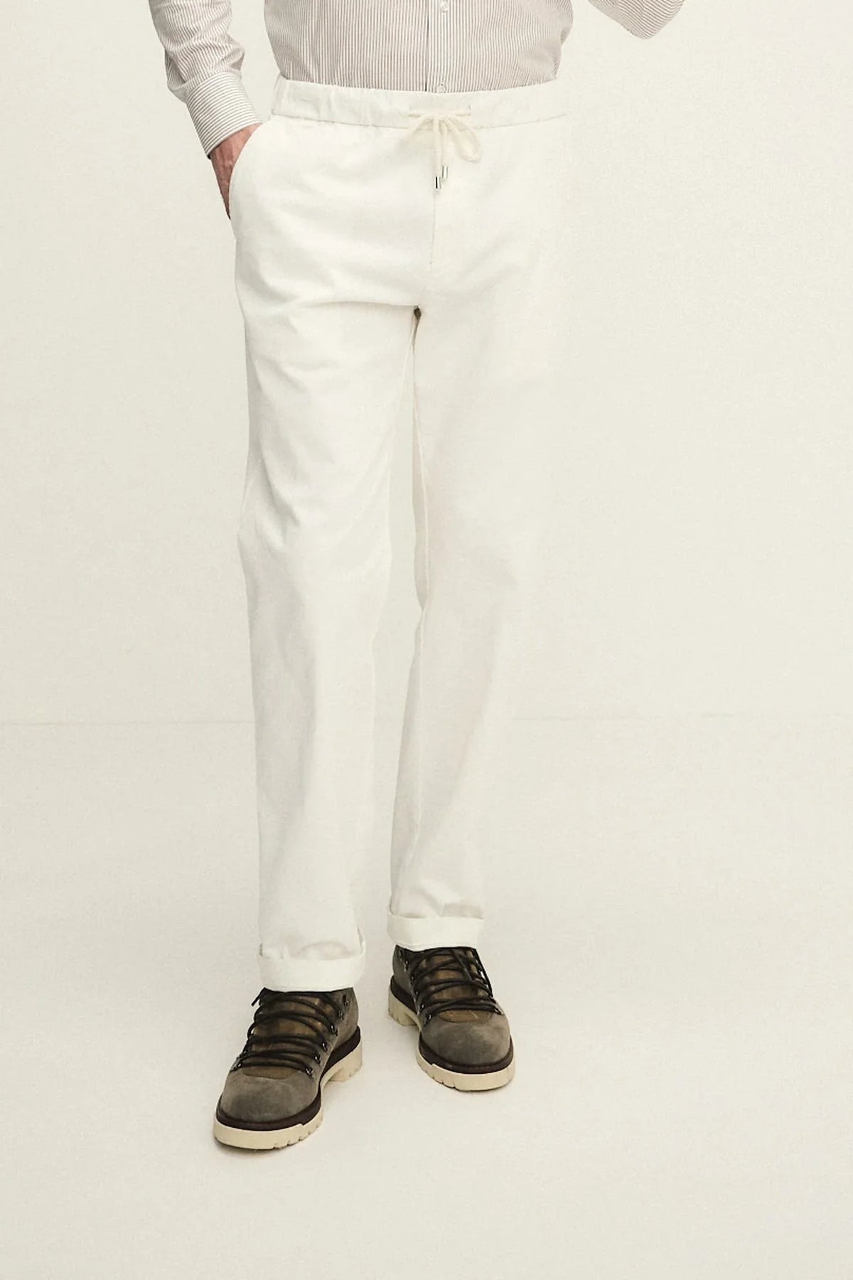 Pantalone pull-up in caldo cotone