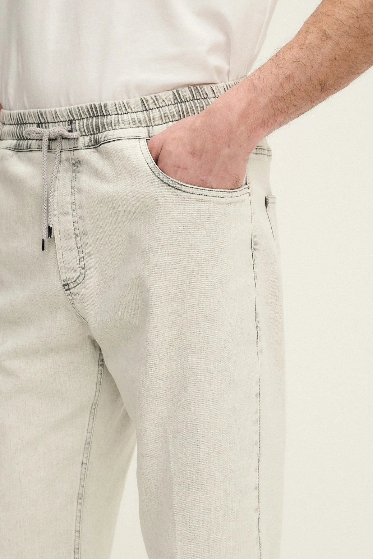 Jeans pull up cinque tasche
