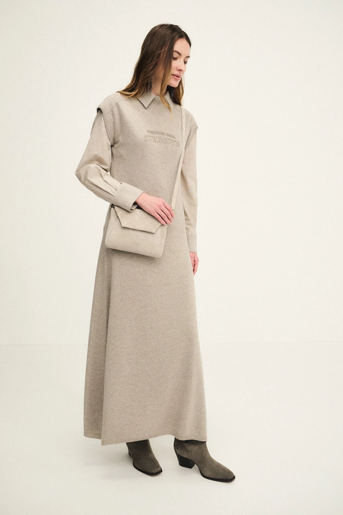 Strength knit dress