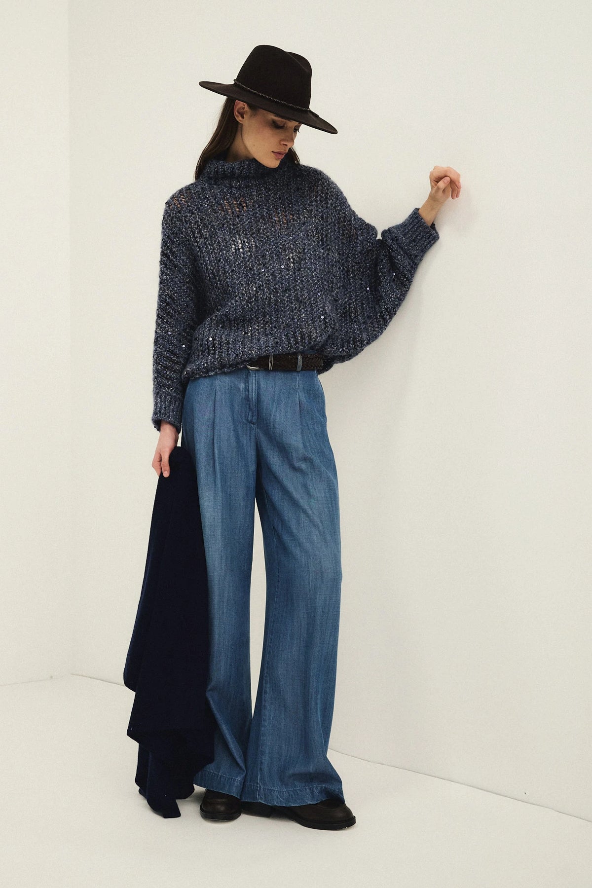 Maglia Diamond Glow con collo alto
